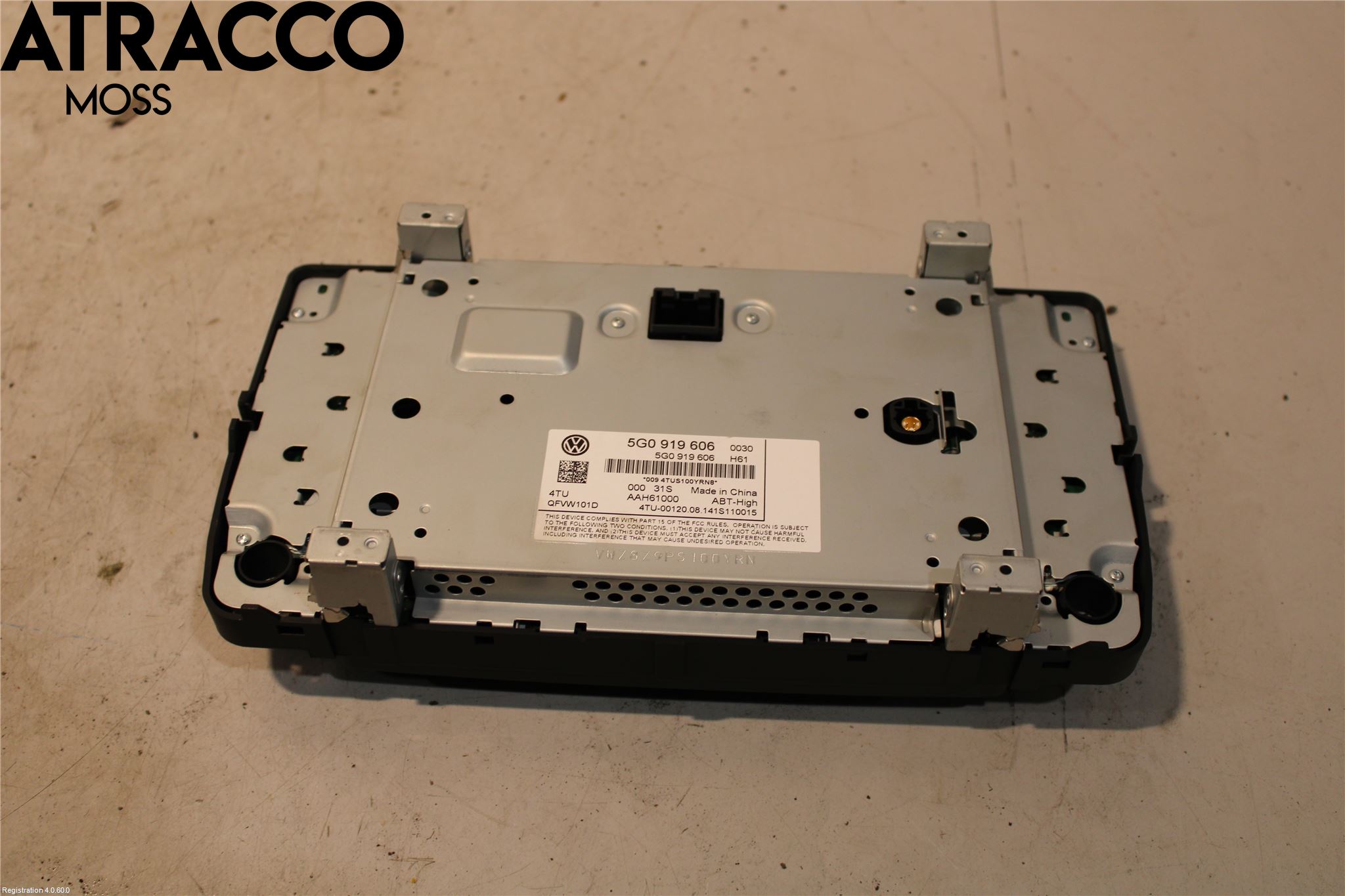 Volkswagen VW GOLF / E-GOLF VII 13-20 Multifunktionsdisplay