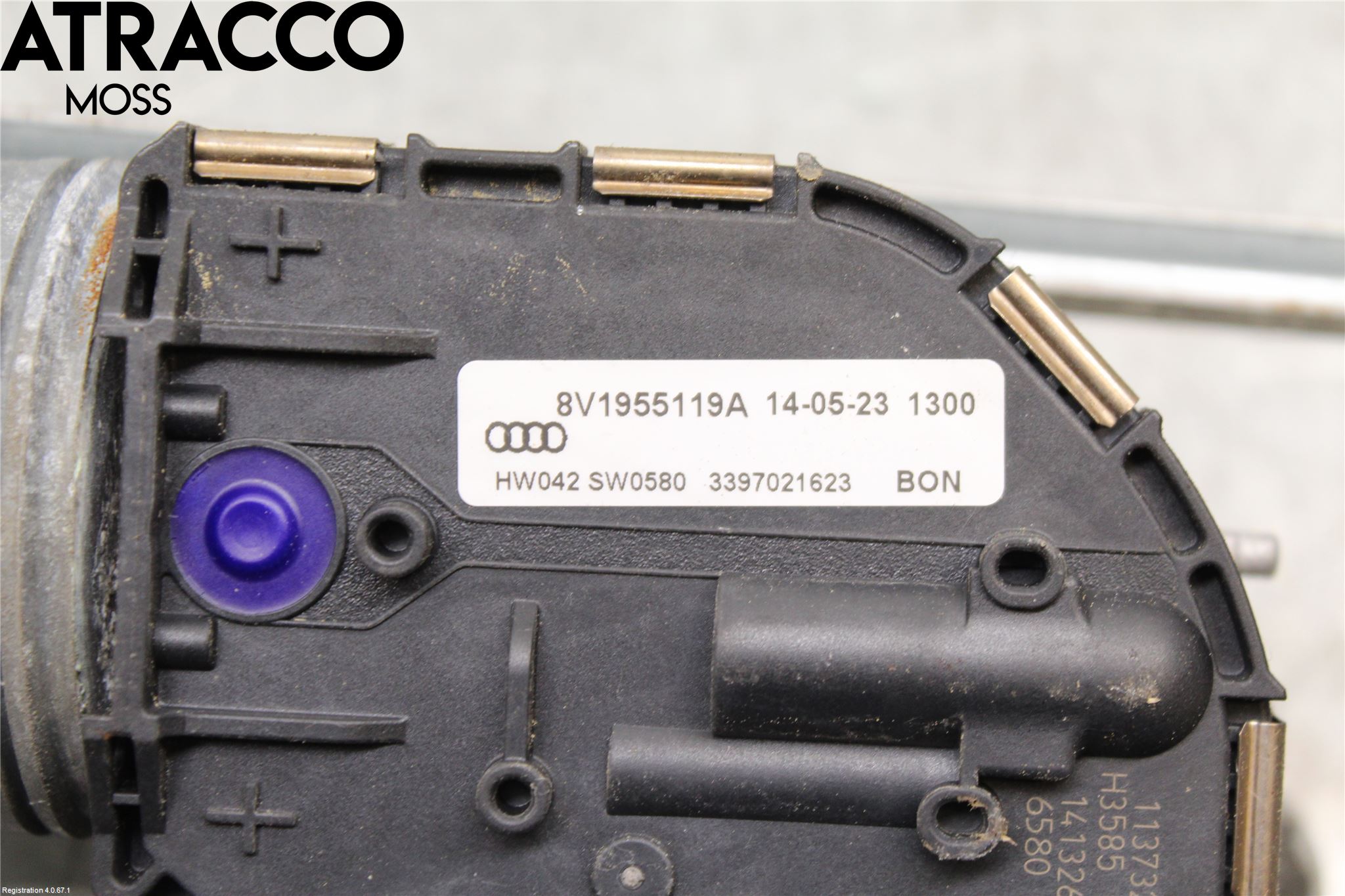 Audi A3/S3 8V 13-20 Viskermotor Frontrute