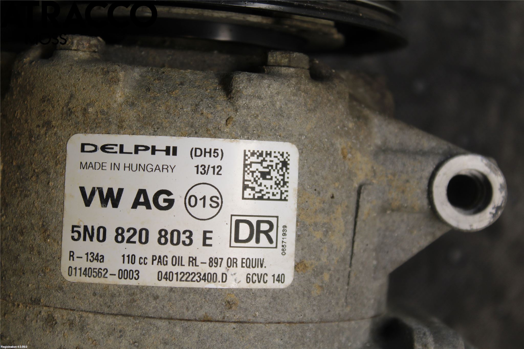 Volkswagen VW CADDY 11-15 Varme Ac Kompressor