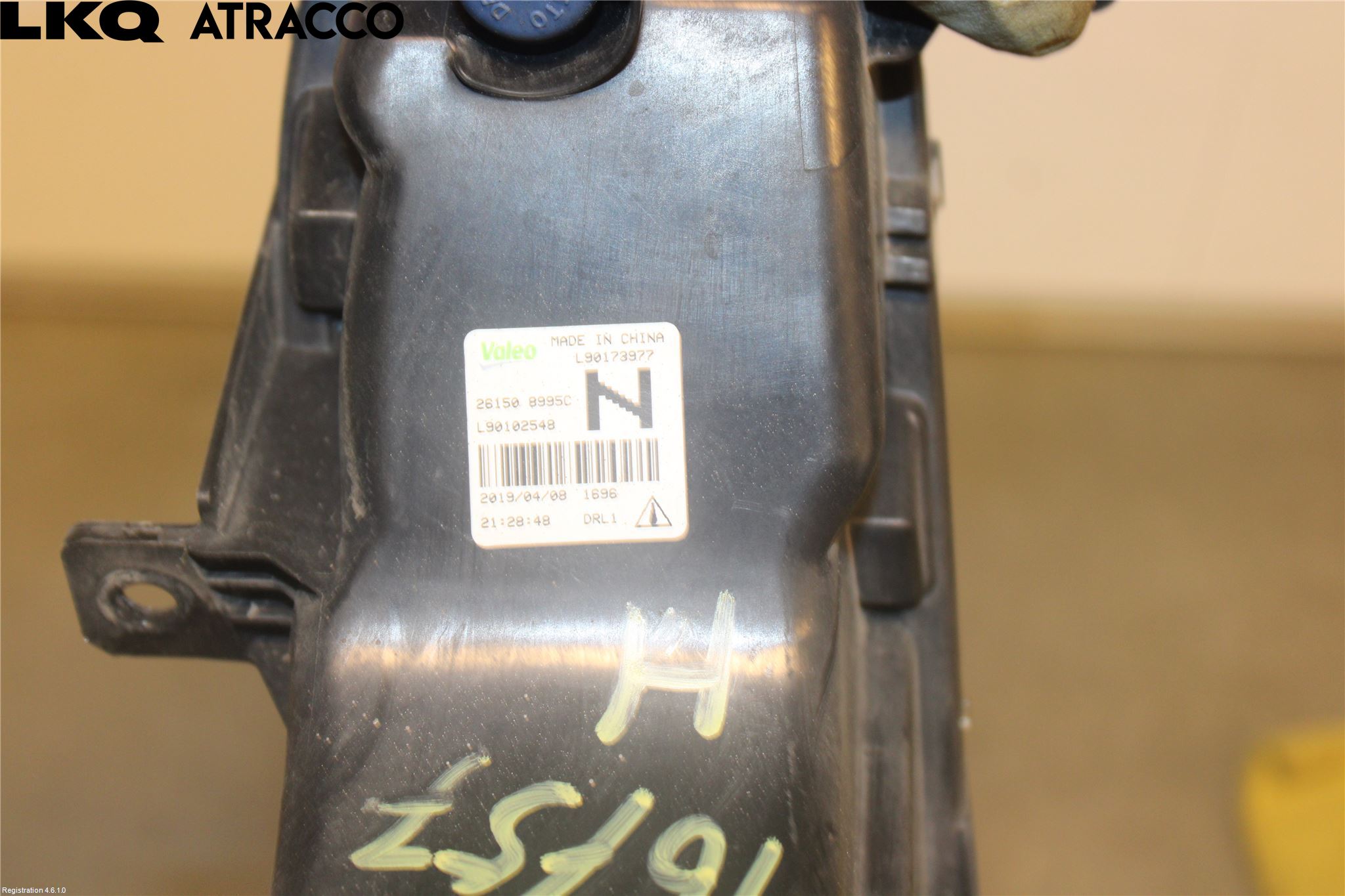 Nissan LEAF 18- Frontlykt-Kurve-Tåkelys