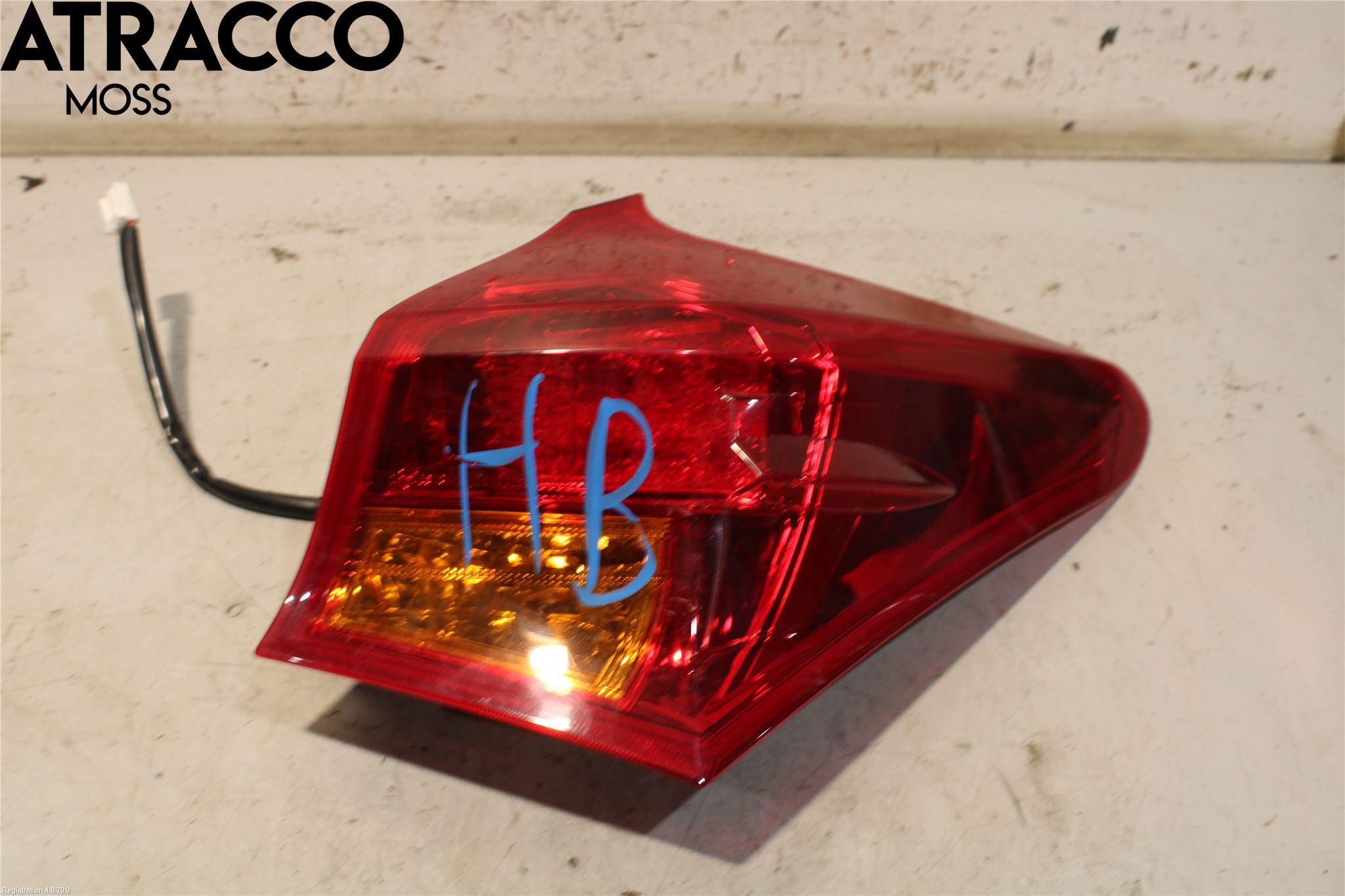 Toyota AURIS 13-19 Baklykt Høyre