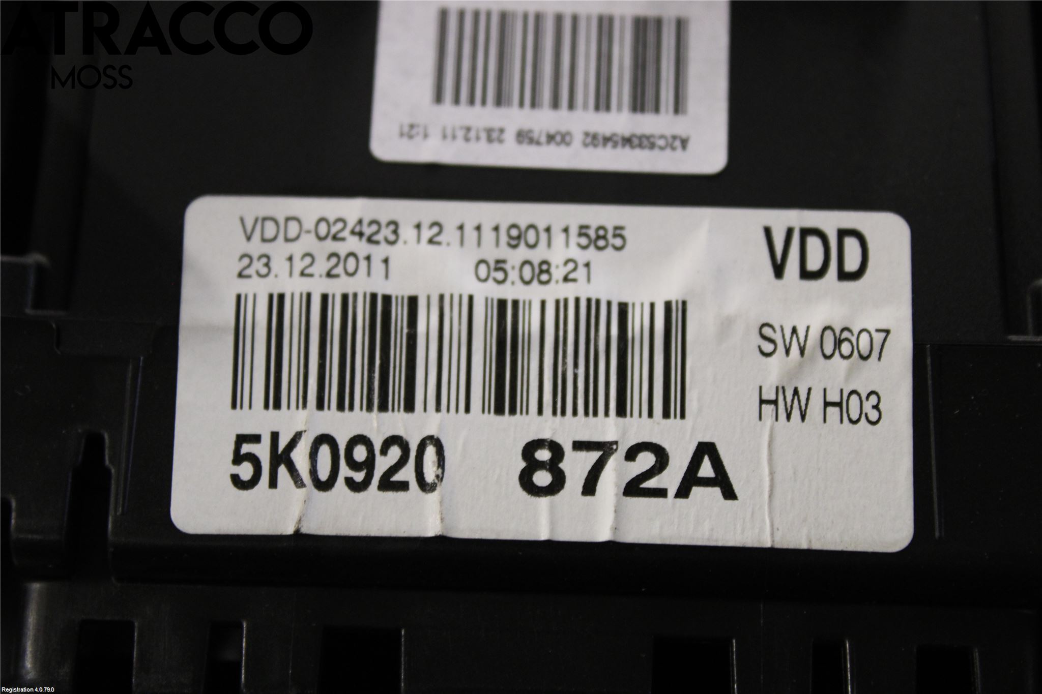 Volkswagen VW GOLF VI 09-13 Instr Kombinert