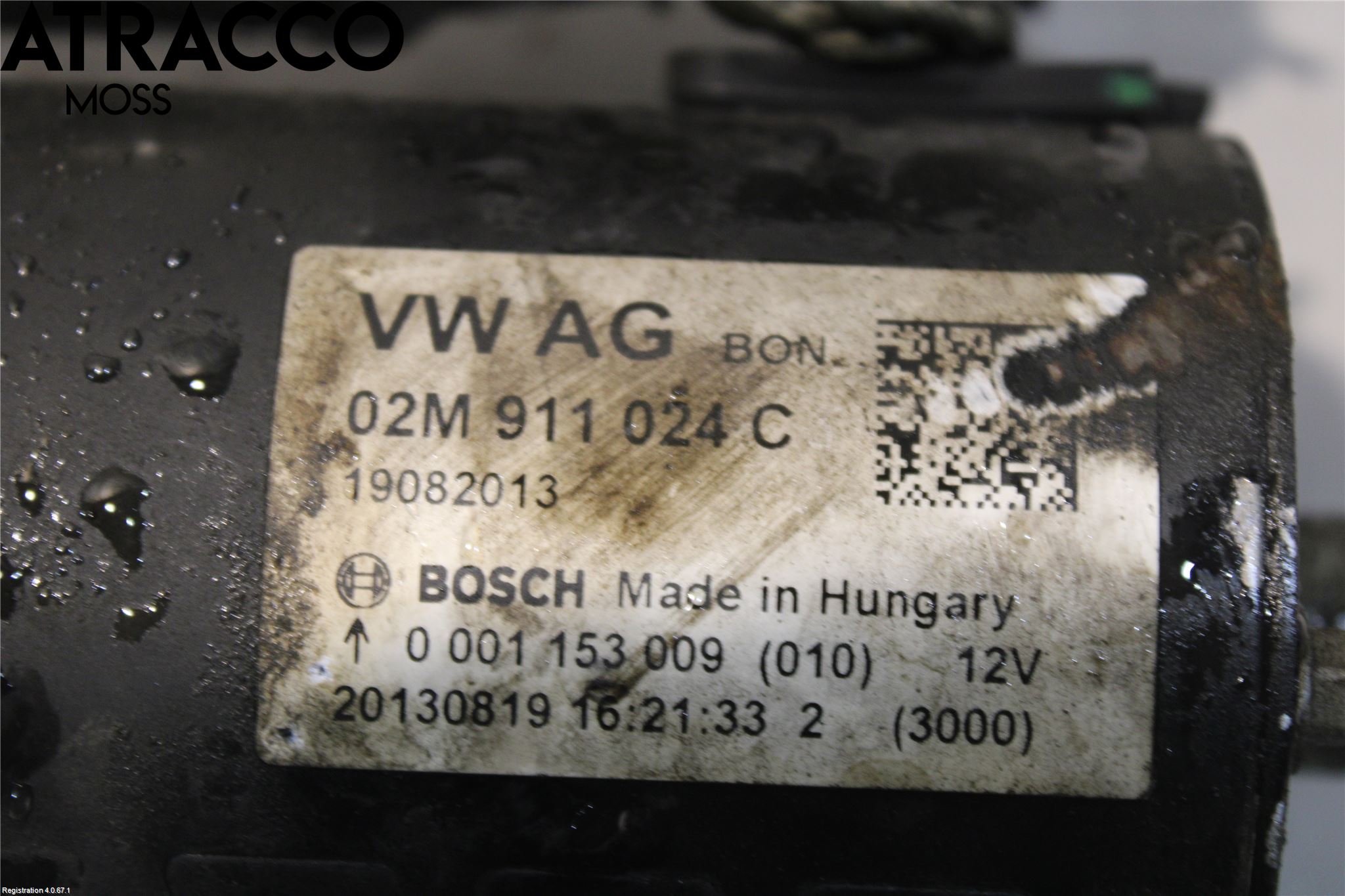 Volkswagen VW TRANSP/CARAVELLE (T5) 04-15 Startmotor Diesel