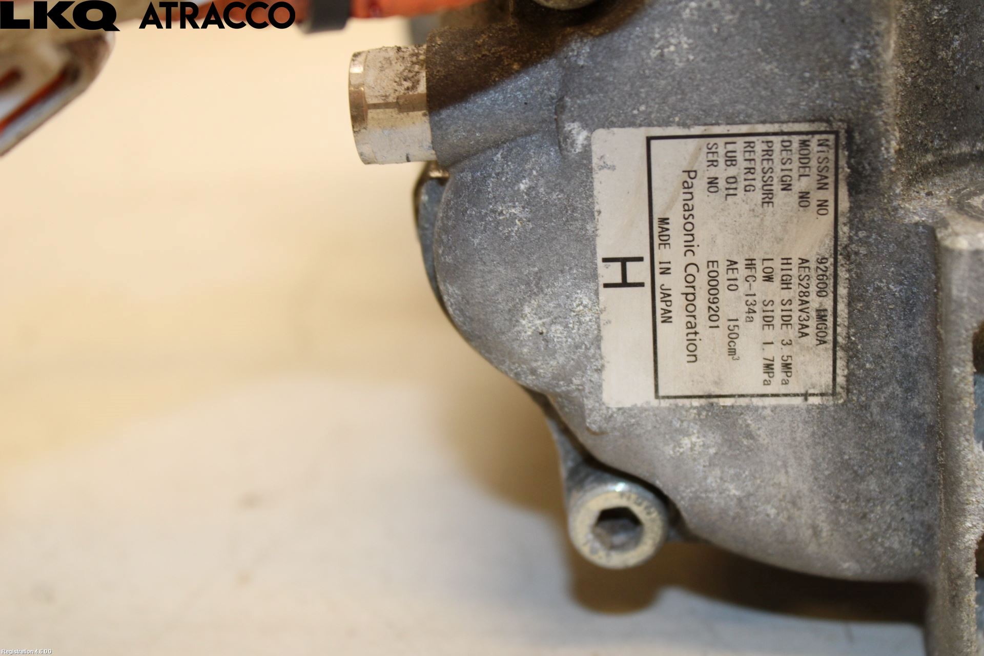 Nissan LEAF 11-17 Varme Ac Kompressor