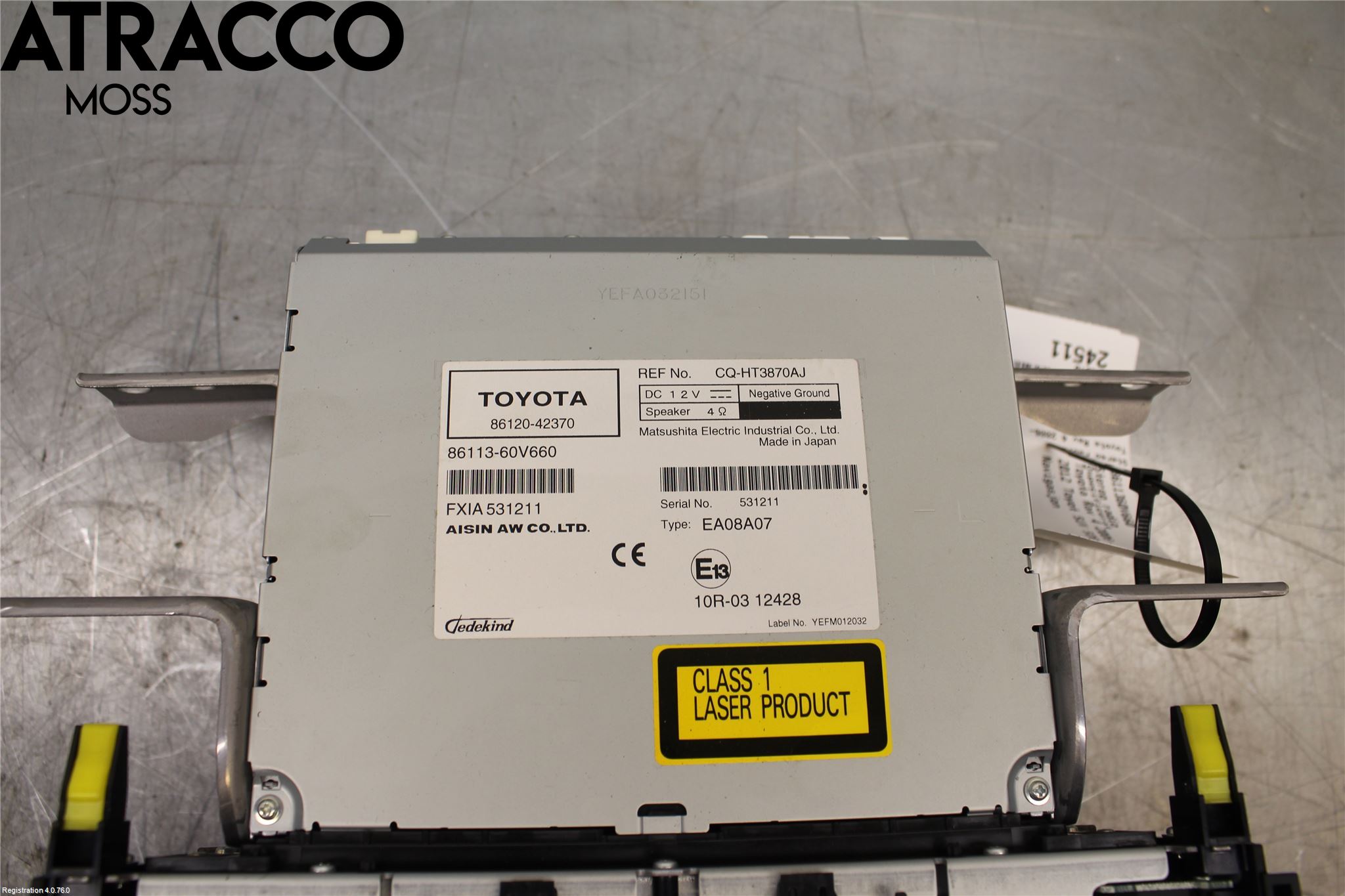 Toyota RAV 4 06-12 Stereo Radio