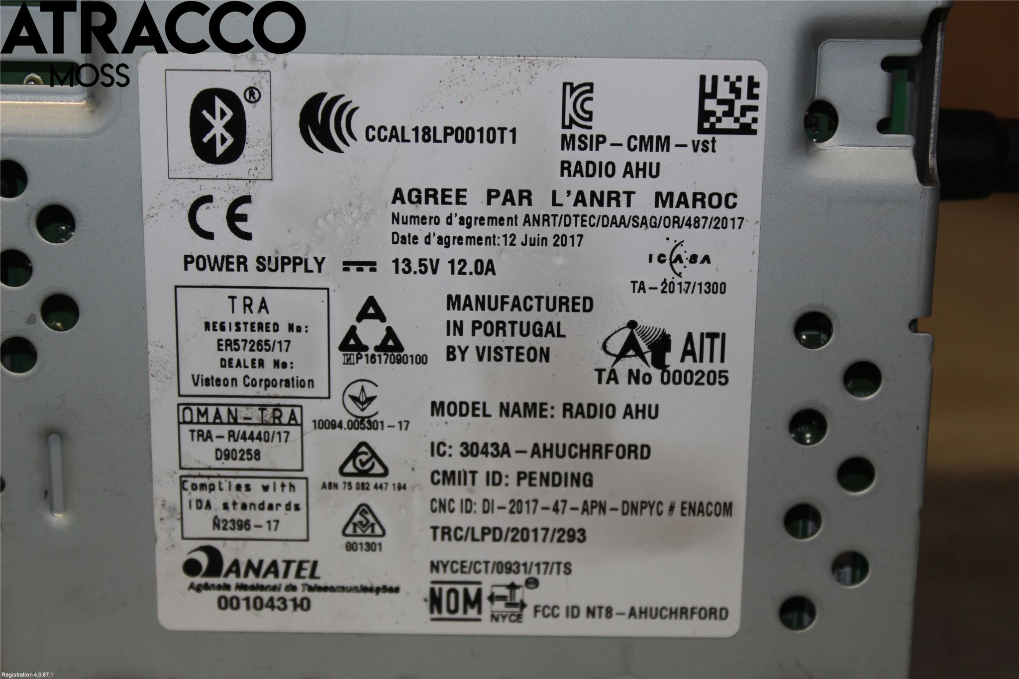 Ford TRANSIT SKÅP/BUSS 14-22 Stereo Radio