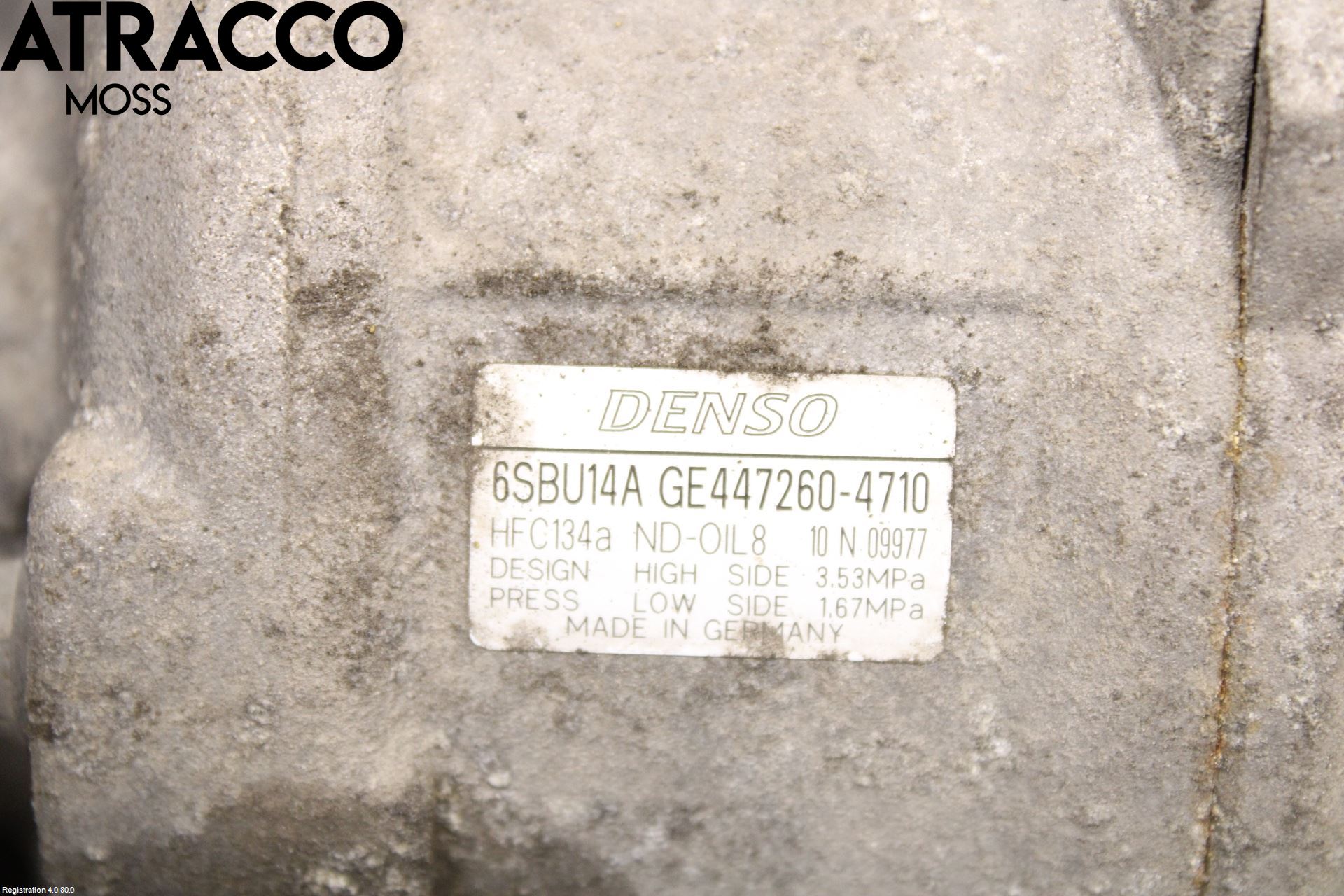 BMW 5 F10/F11/F18 09-17 Varme Ac Kompressor