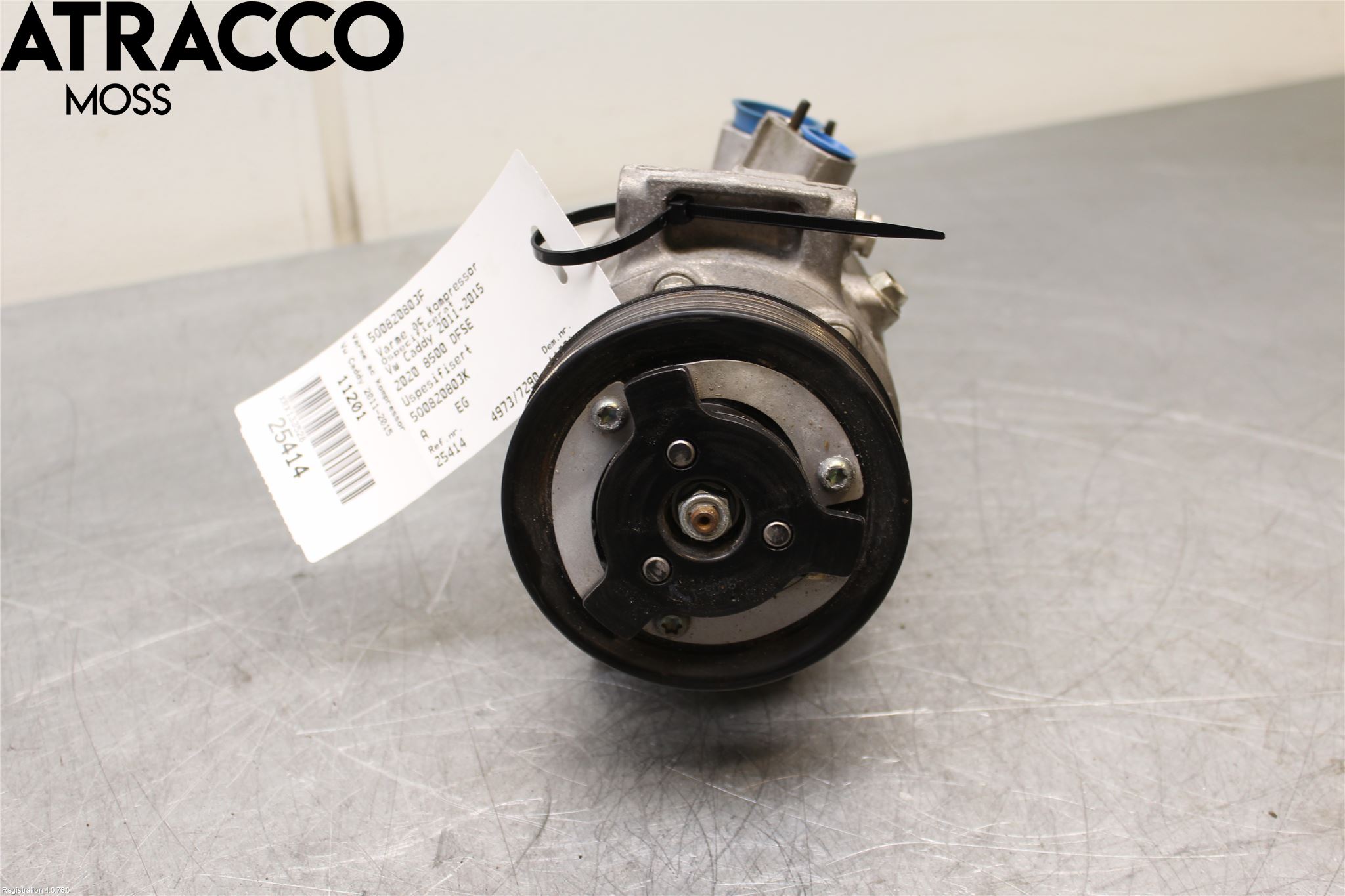 Volkswagen VW CADDY 16-20 Varme Ac Kompressor