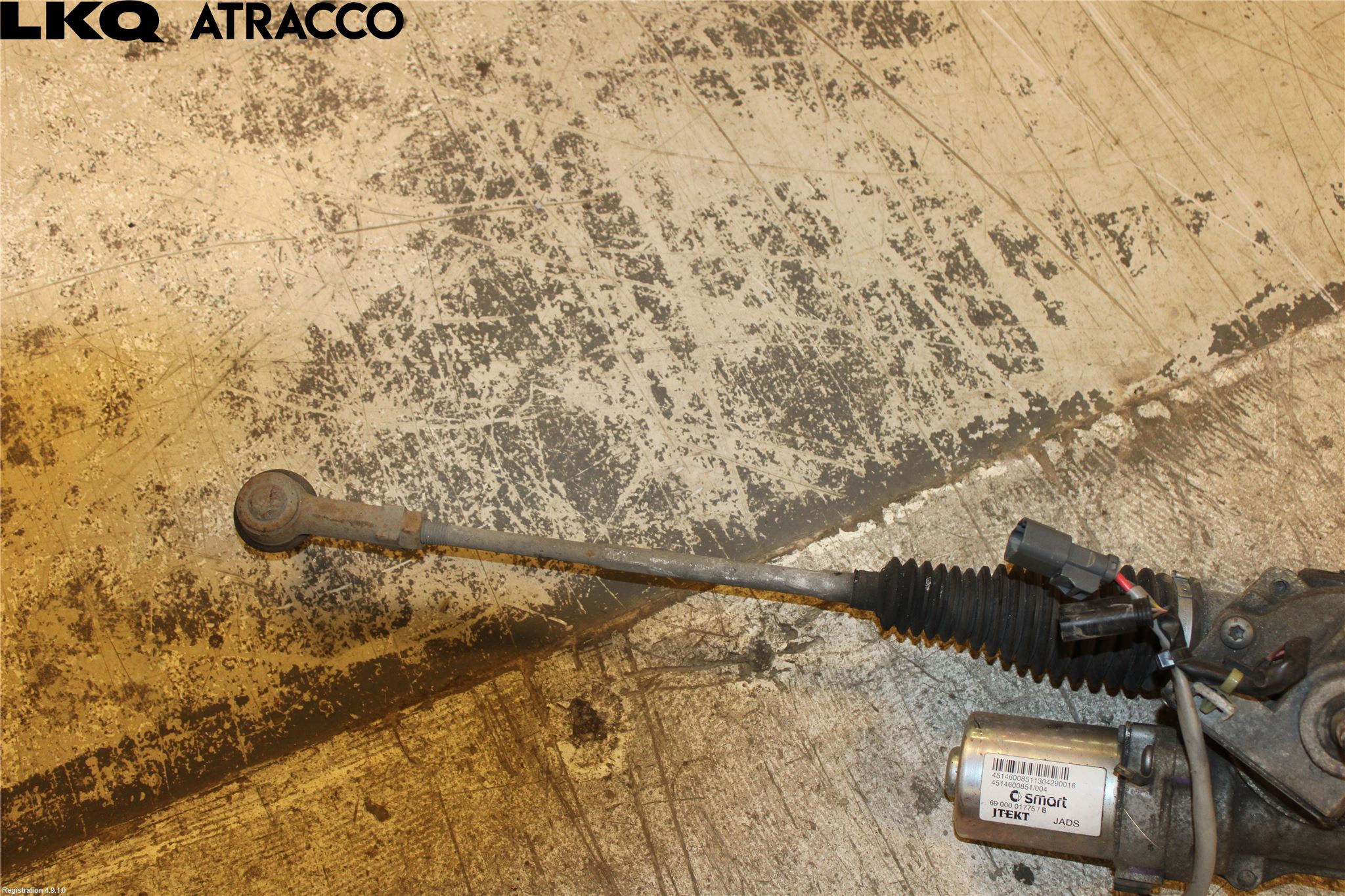 Smart FORTWO I 99-07 Servo Snekke - Tannstang