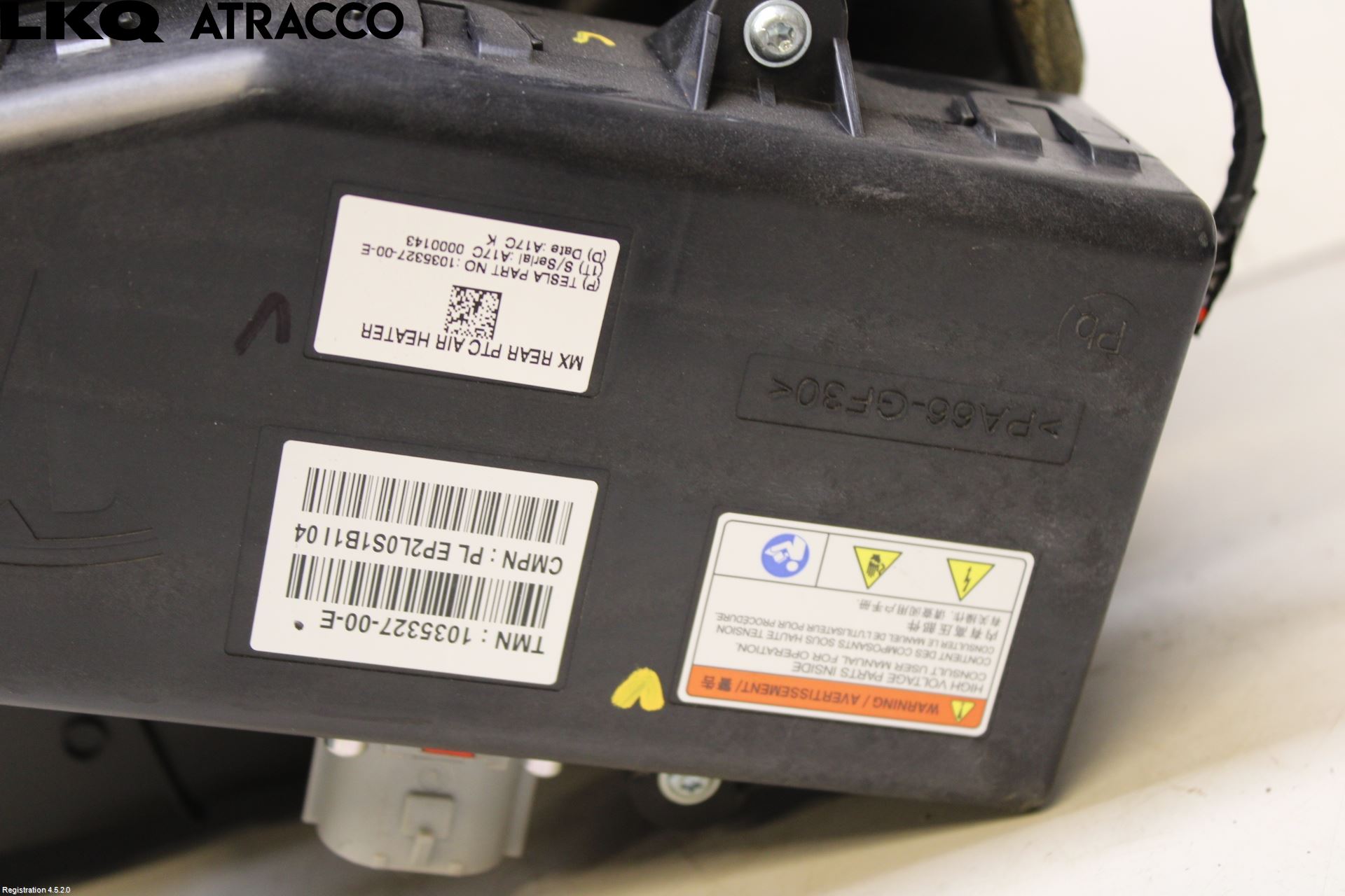 Tesla MODEL X 16- Varme Ac Varmeapparatvifte