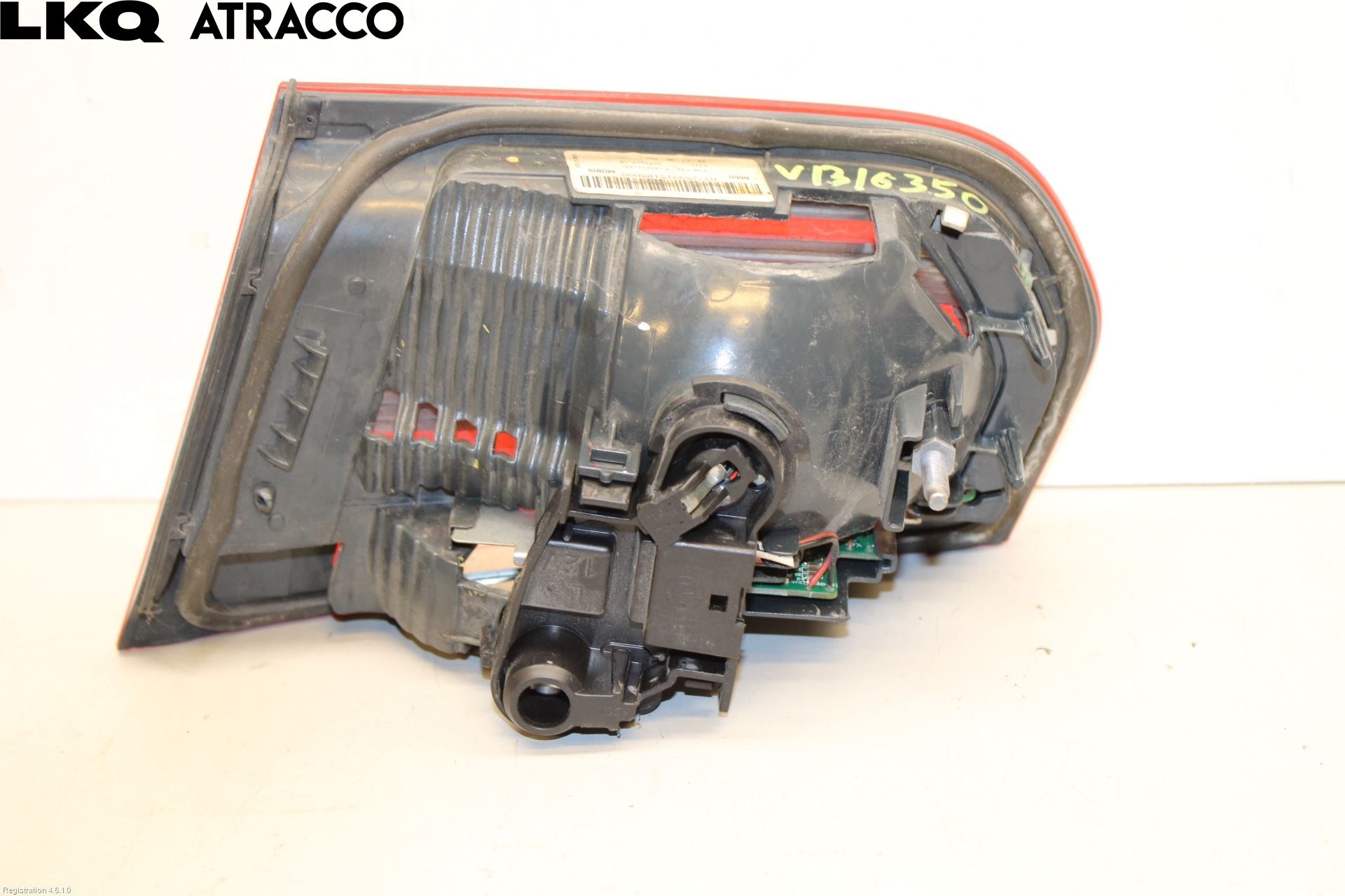 BMW 3 F30/F31/F80 12-19 Baklykt Venstre  På Luke(Indre