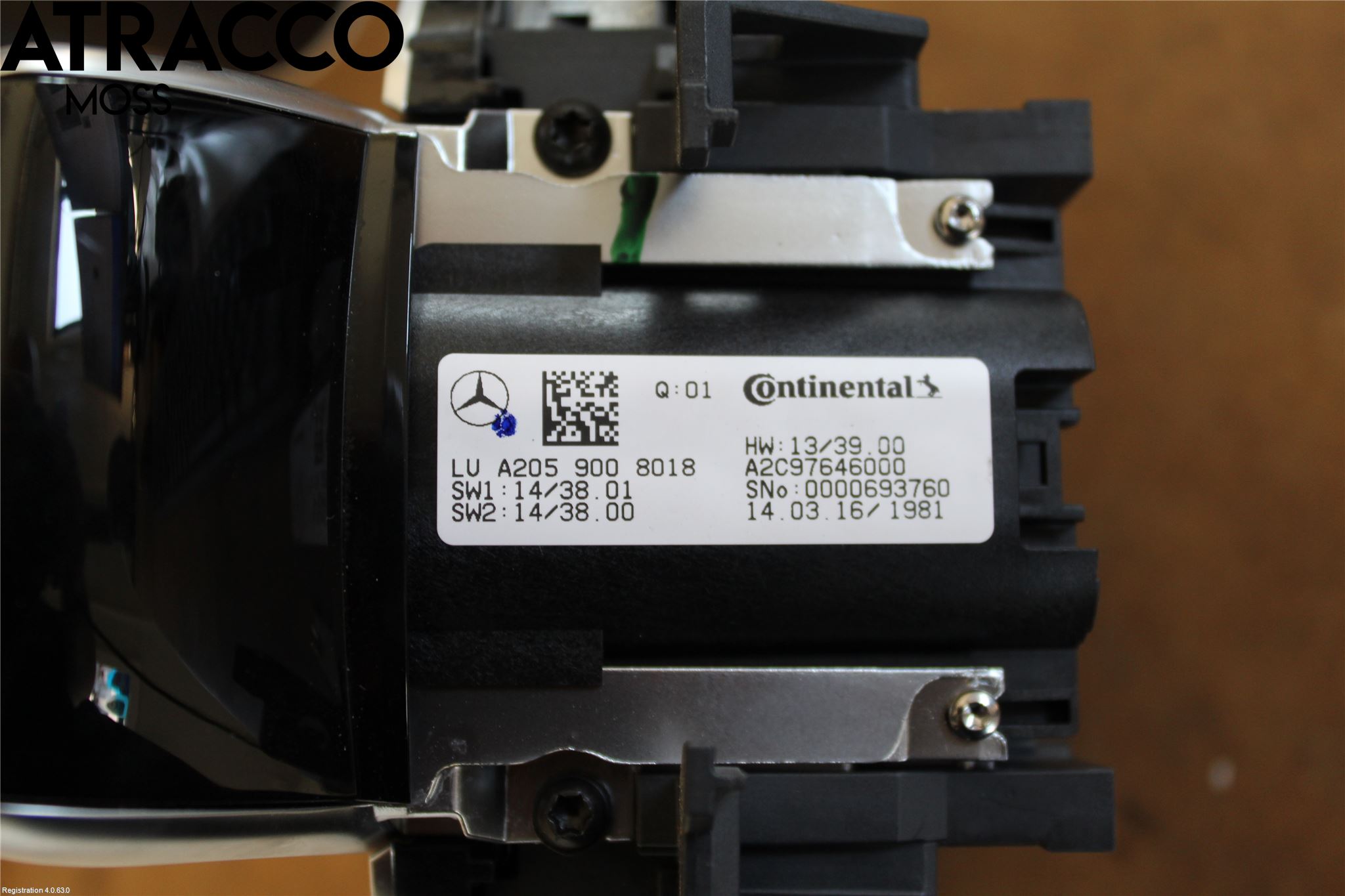 Mercedes-Benz MB C-KLASS (W205) 14-21 Bryter Multifunksjon