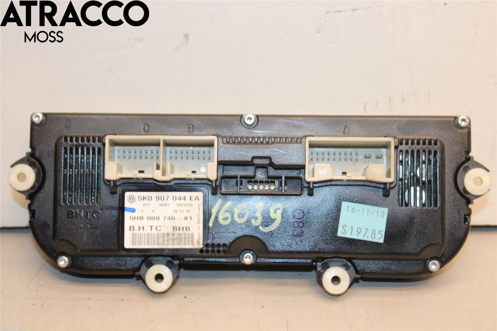 Volkswagen VW PASSAT 11-14 Varme Ac Betjening-Display