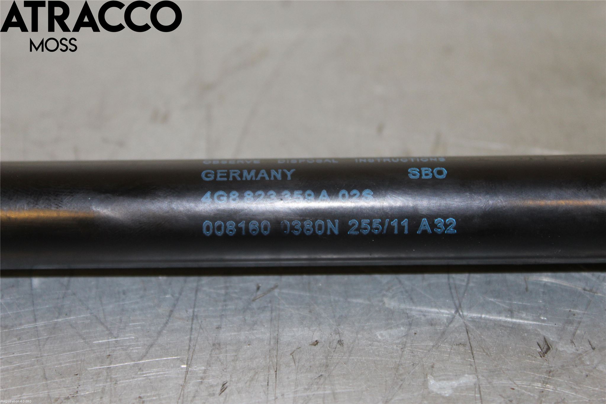 Audi A6/S6 4G 11-18 Panser Demper-Gassfjær