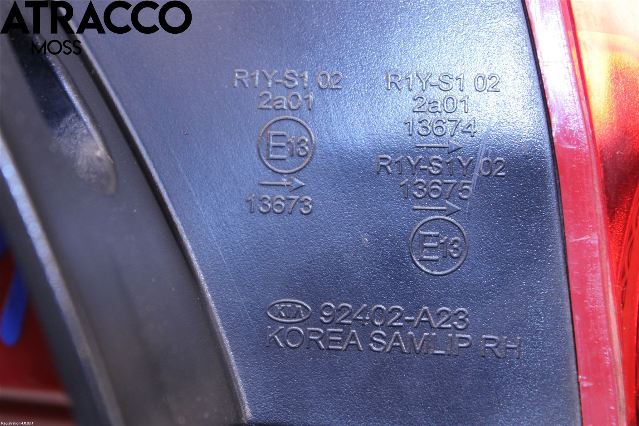 Kia CEED 12-18 Baklykt Venstre