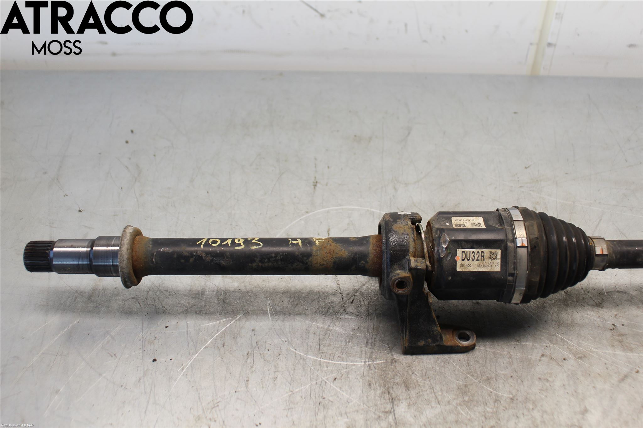 Toyota RAV4 13-18 Drivaksel Foran Kompl Høyre