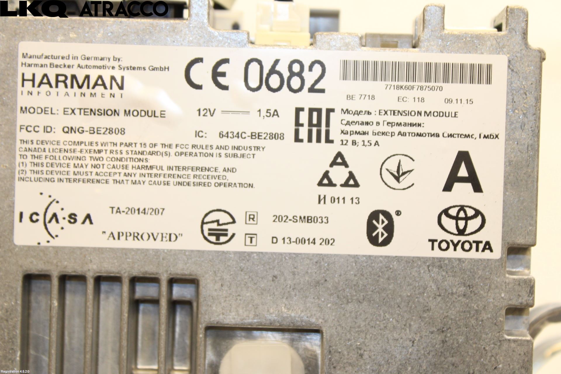 Toyota AURIS 13-19 Stereo Radio Med Cd