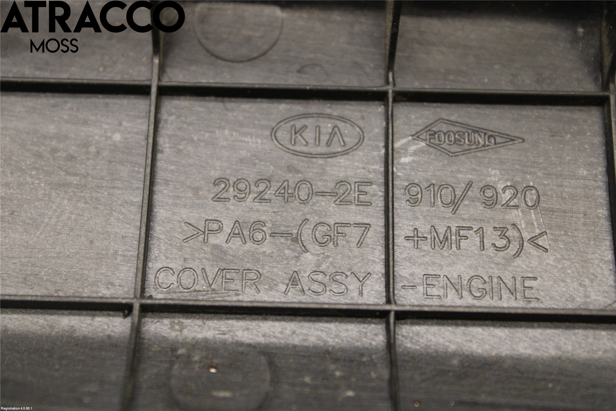 Kia OPTIMA 16-20 Motor Deksel Over Motor