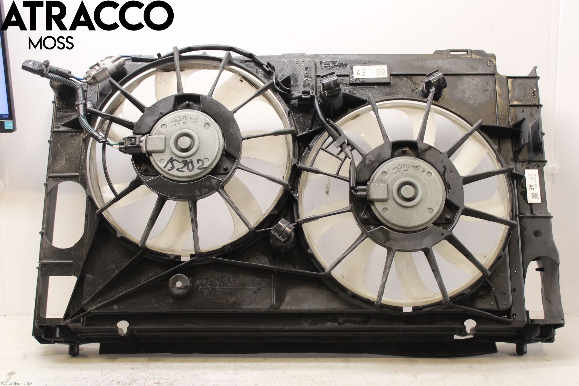 Toyota AURIS 13-19 Kjølevifte Elektrisk