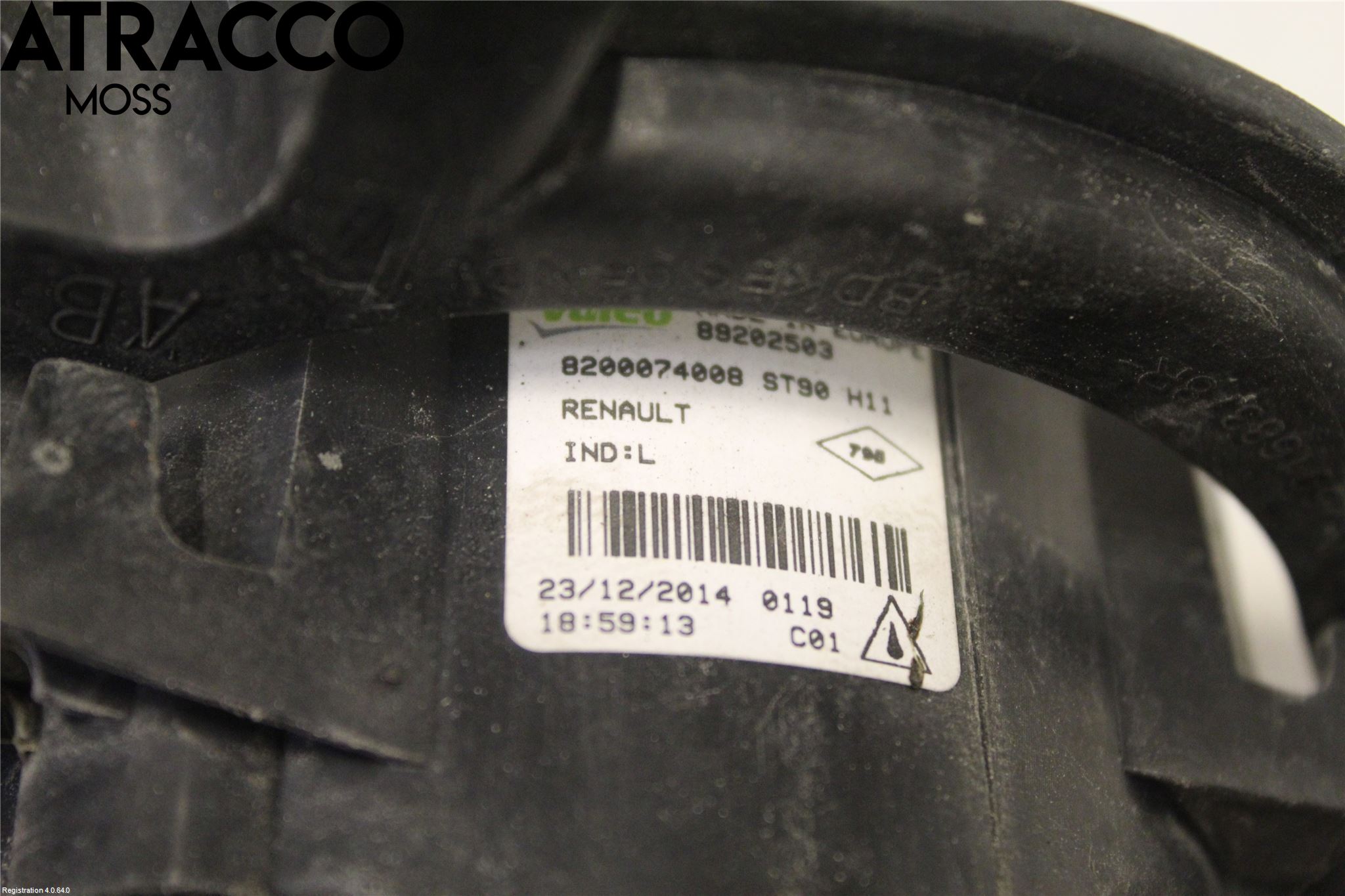 Renault MEGANE III 09-15 Frontlykt-Kurve-Tåkelys