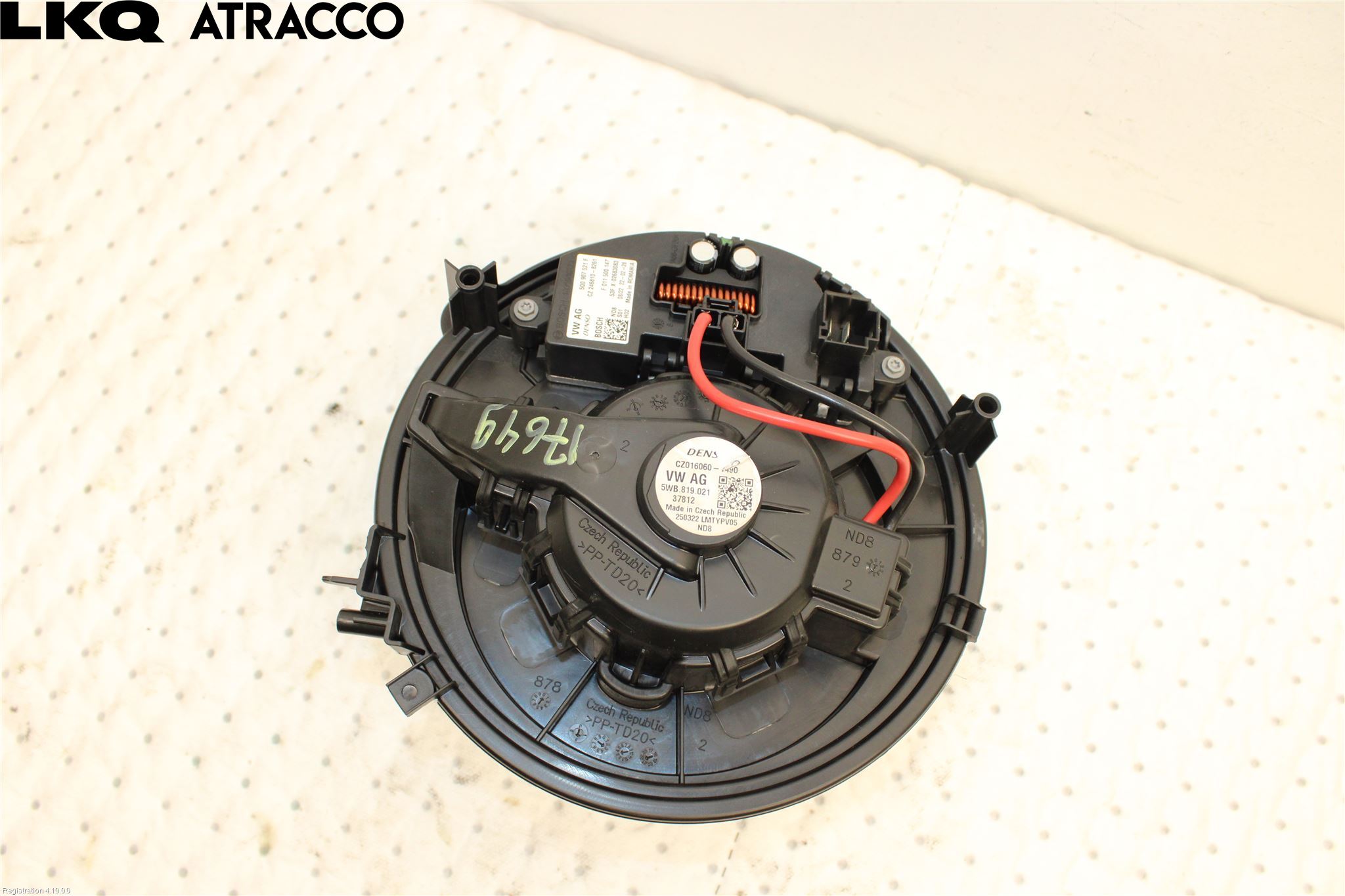 Skoda SUPERB 16-24 Varmeapparat Viftemotor