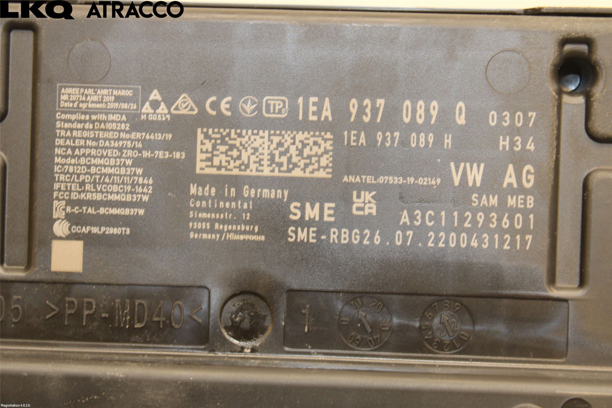 Audi Q4 E-TRON FZ 22- Styreenhet Klima