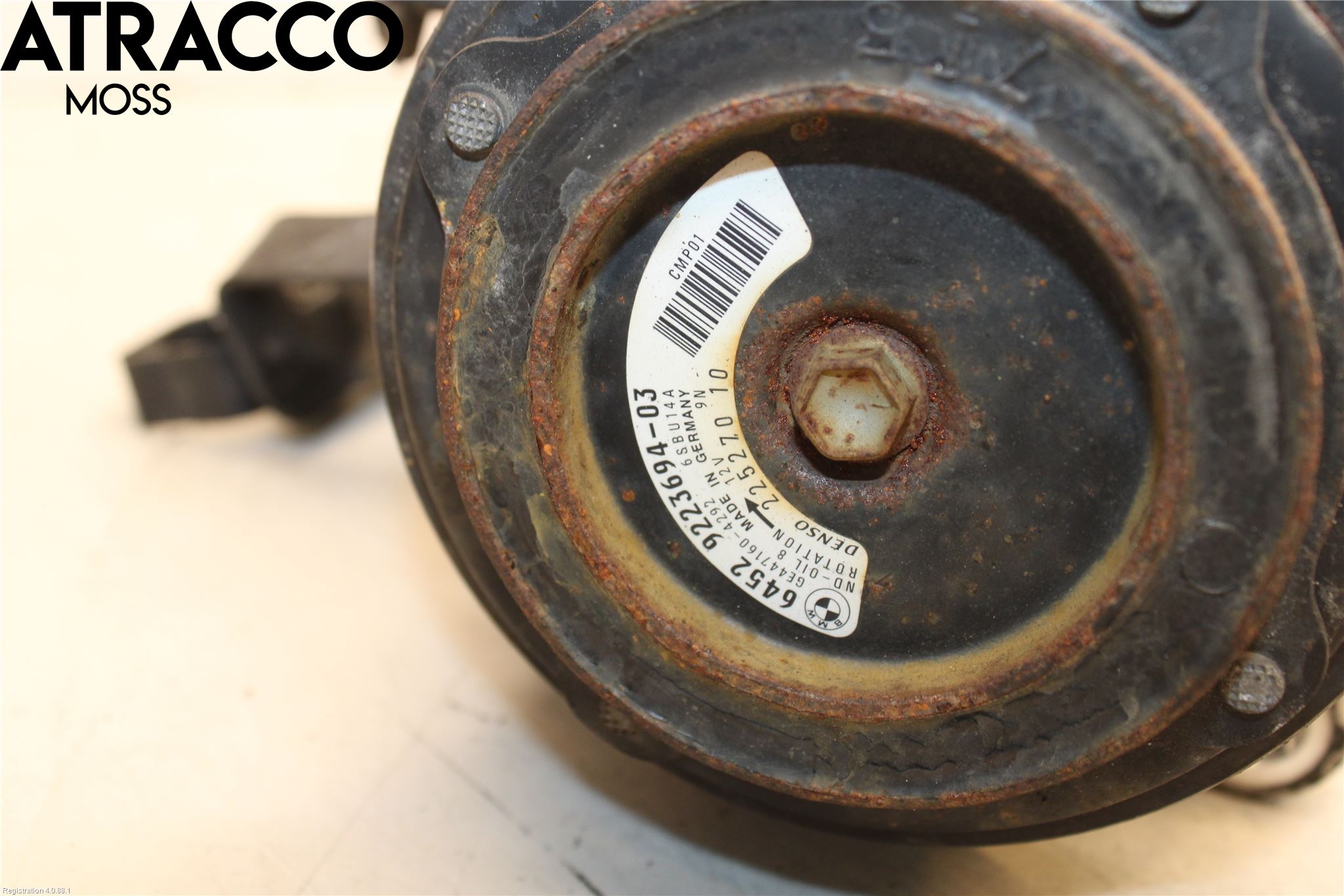 BMW 5 F10/F11/F18 09-17 Varme Ac Kompressor