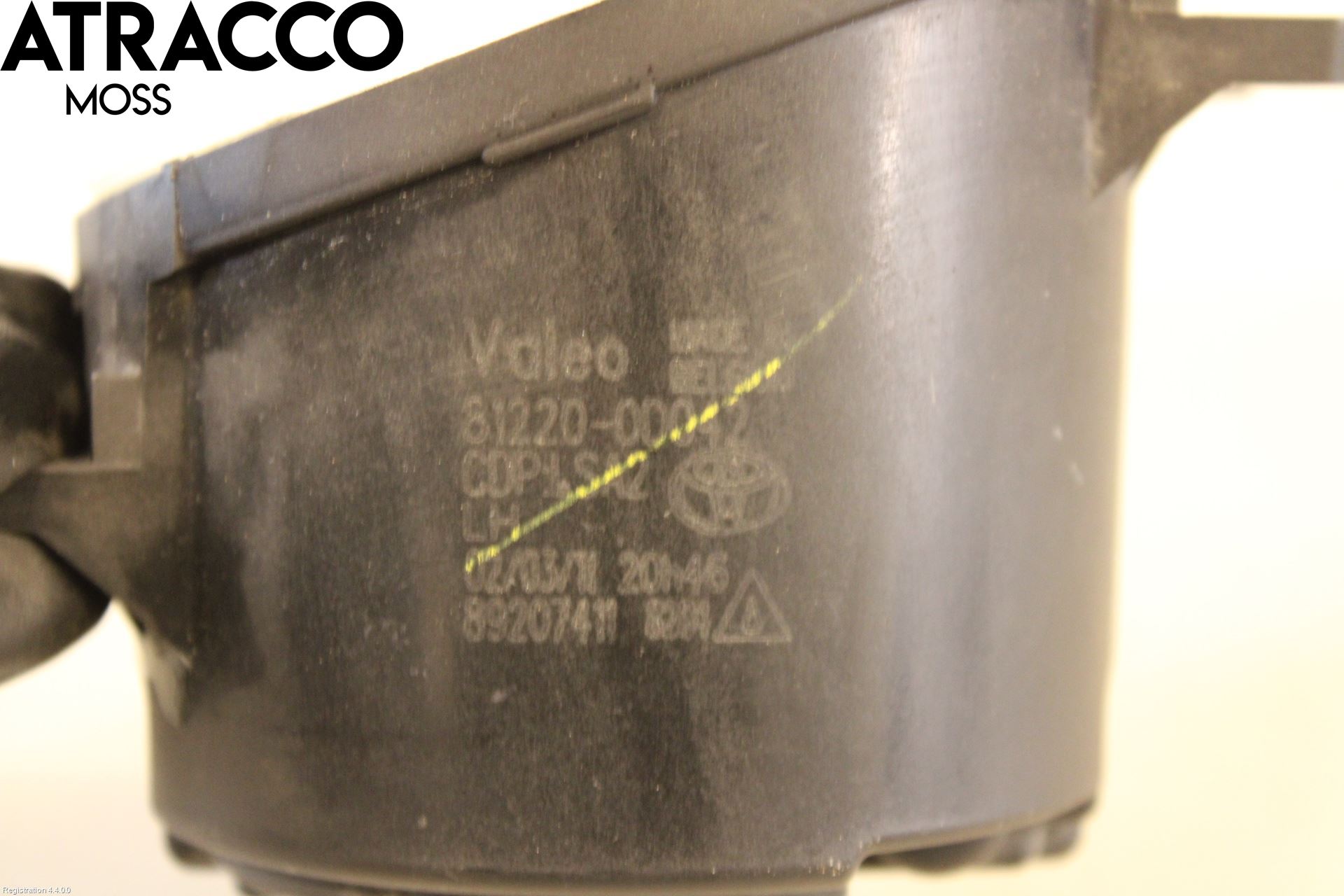 Toyota AURIS 10-12 Frontlykt-Kurve-Tåkelys