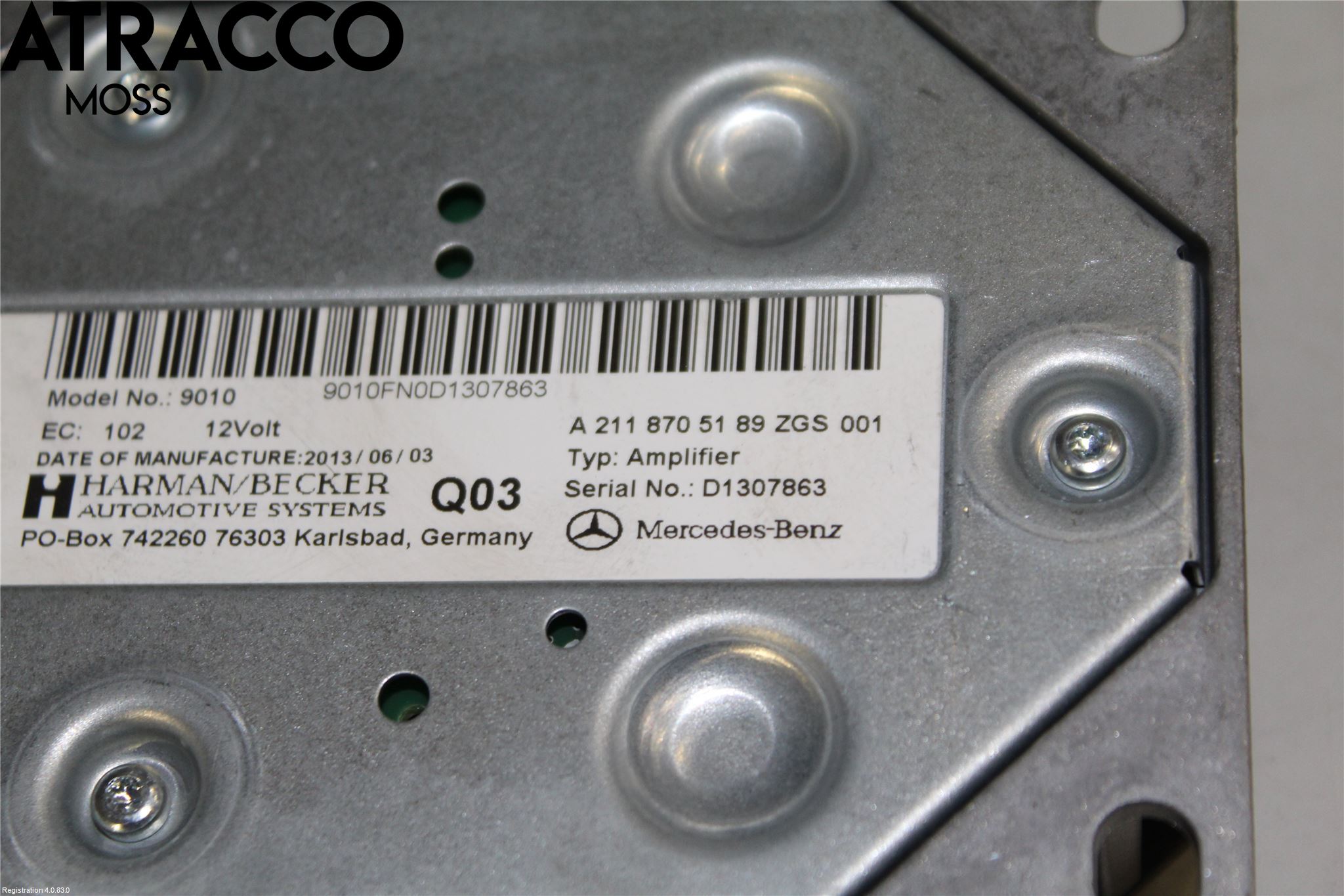 Mercedes-Benz MB E-KLASS (W212) 09-16 Stereo Forsterker