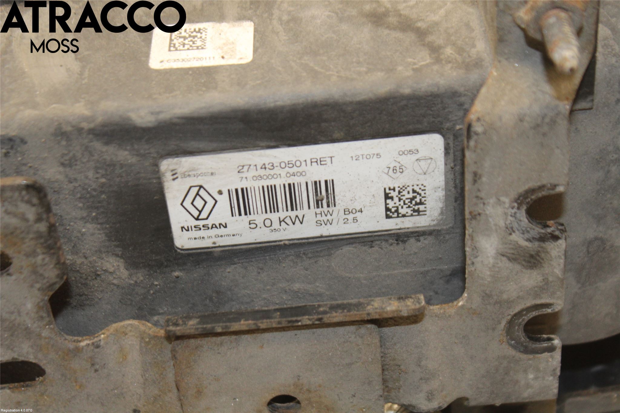 Nissan LEAF 11-17 Motorvarmer Elektrisk