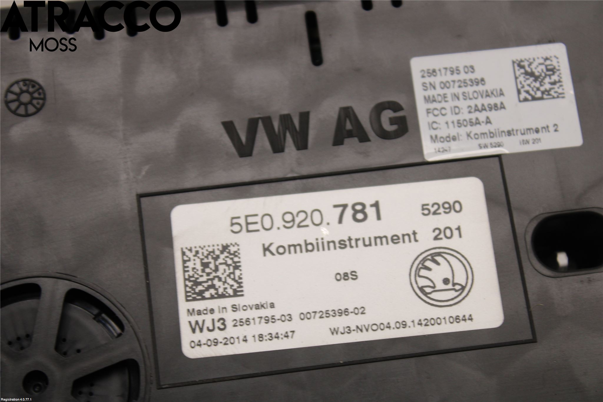 Skoda OCTAVIA (5E) 13-20 Instr Kombinert