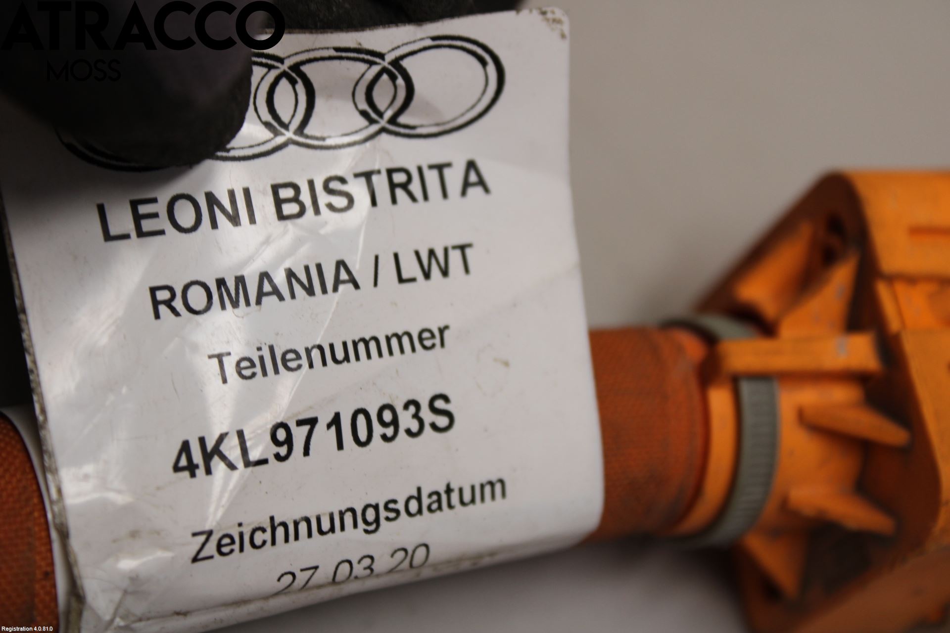 Audi E-TRON, S GE 19- Kabelhärva Högspänning