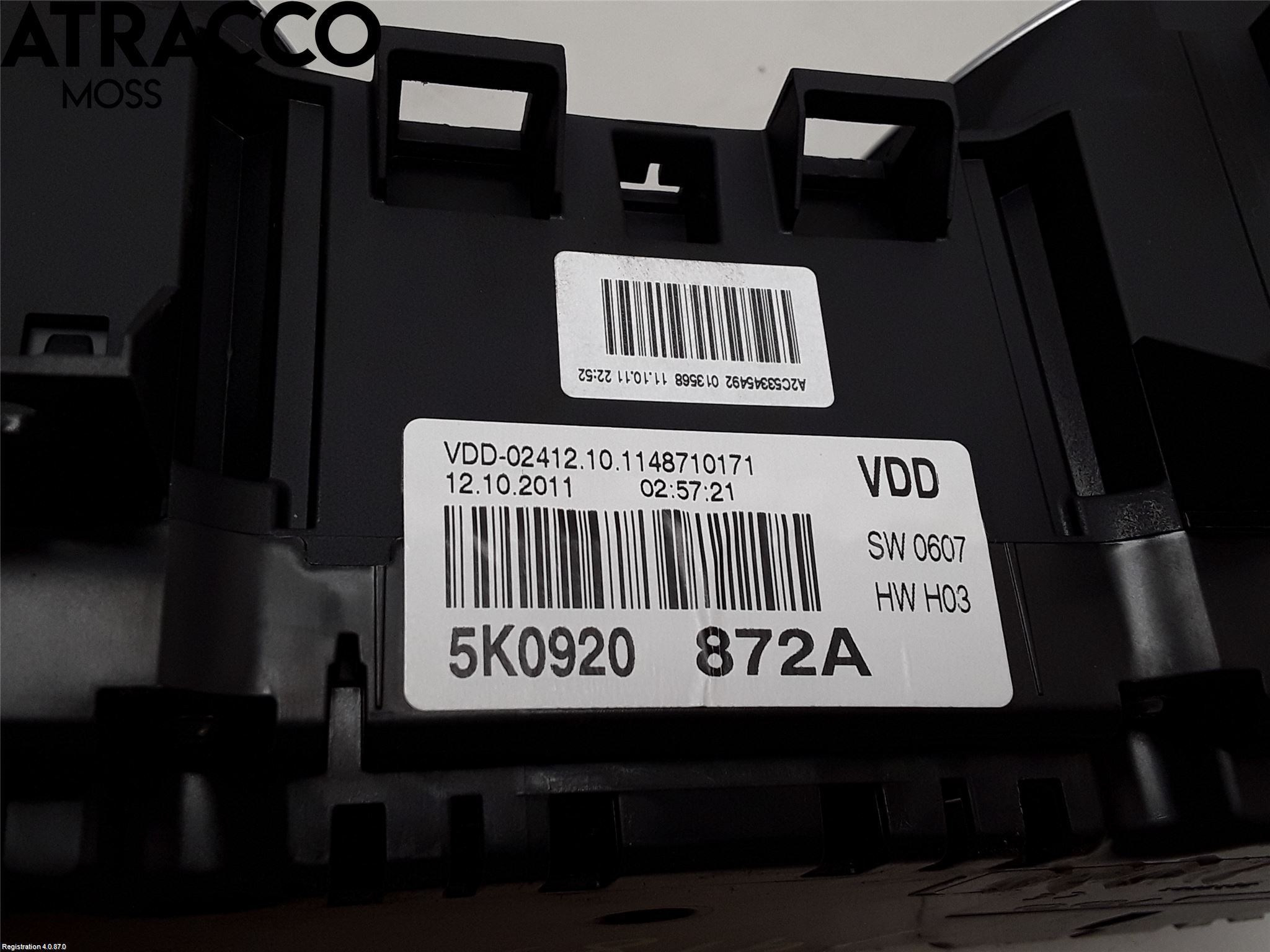 Volkswagen VW GOLF VI 09-13 Instr Kombinert