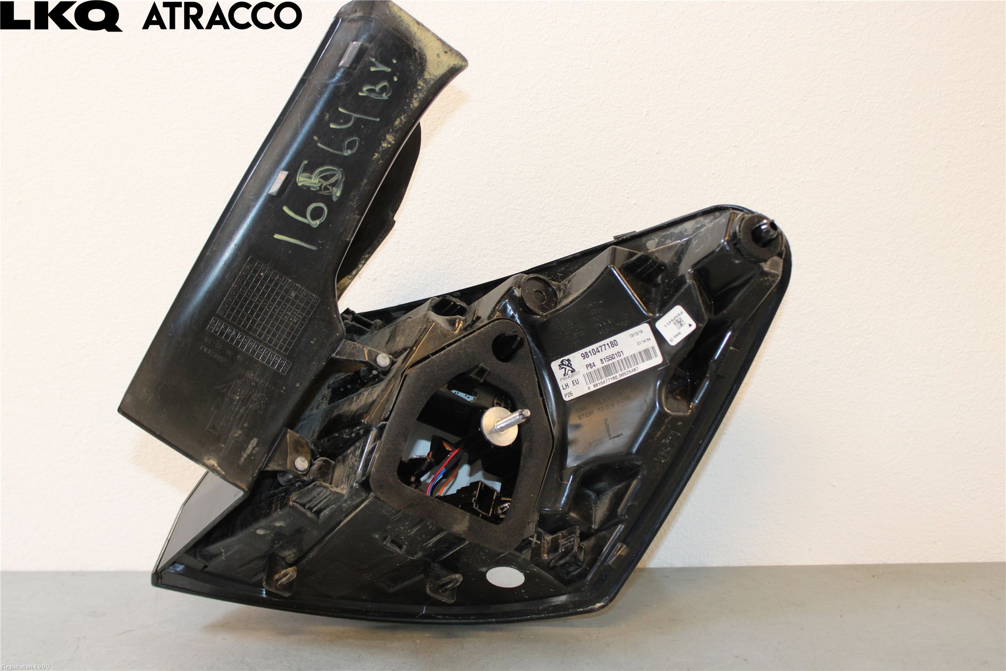 Peugeot 3008 09-16 Baklykt Venstre