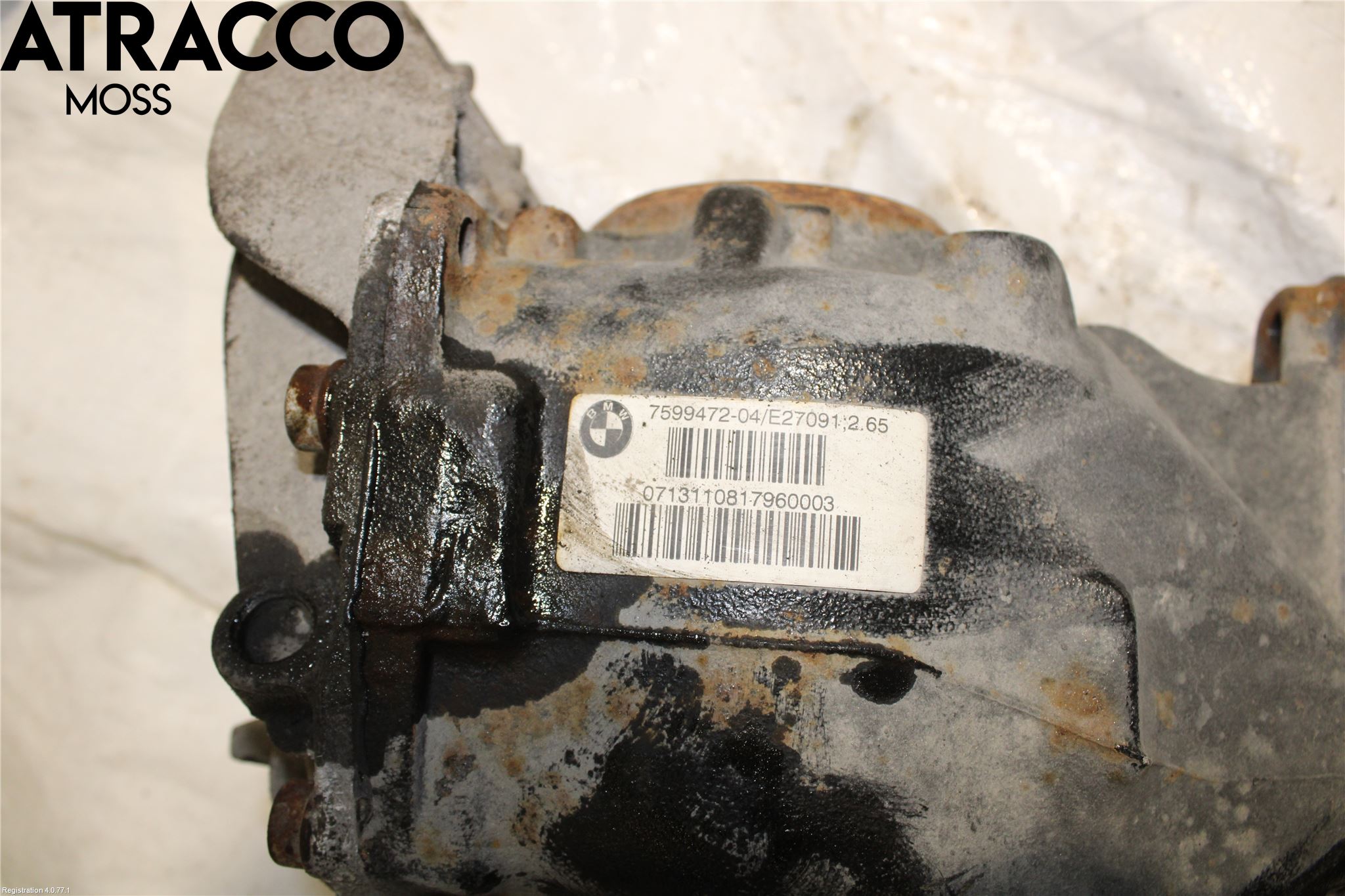 BMW 1 F20/F21 11-19 Bakaksel Kardang Bak -Diff