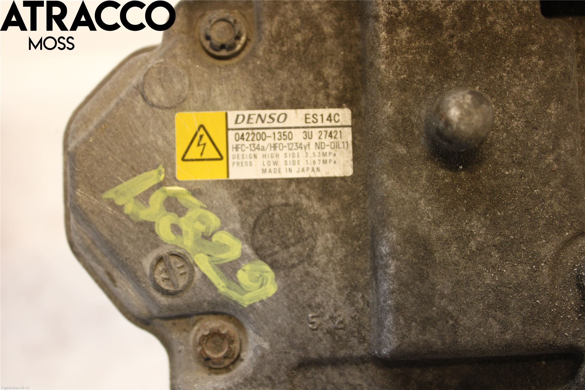 Toyota YARIS XP130 15-20 Varme Ac Kompressor