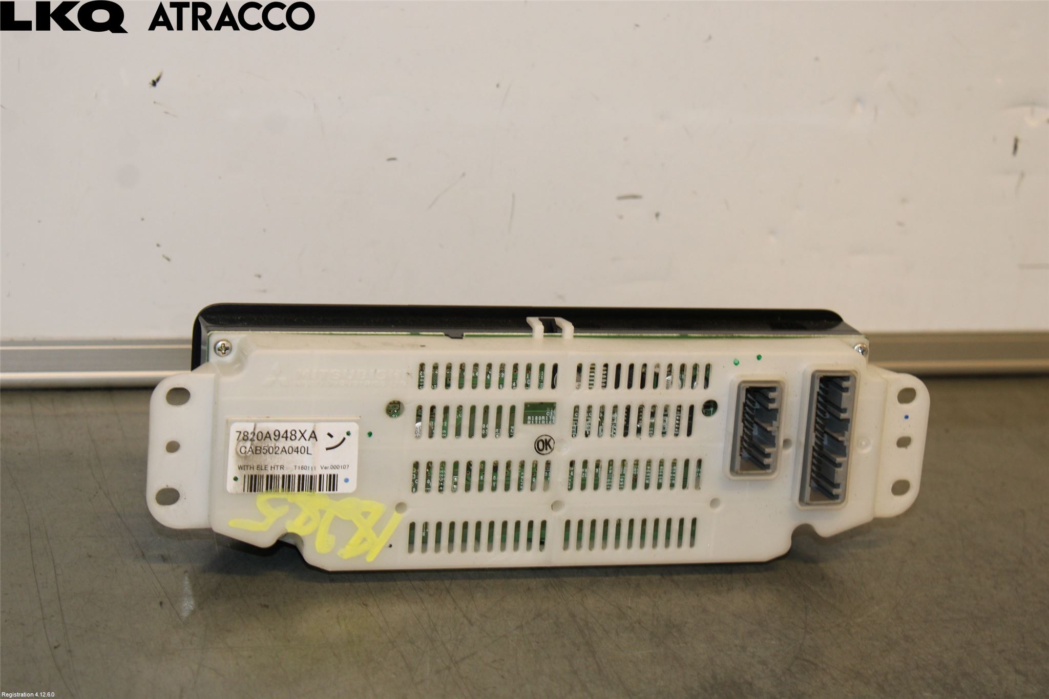 Mitsubishi OUTLANDER 13-21 Varme Ac Betjening-Display