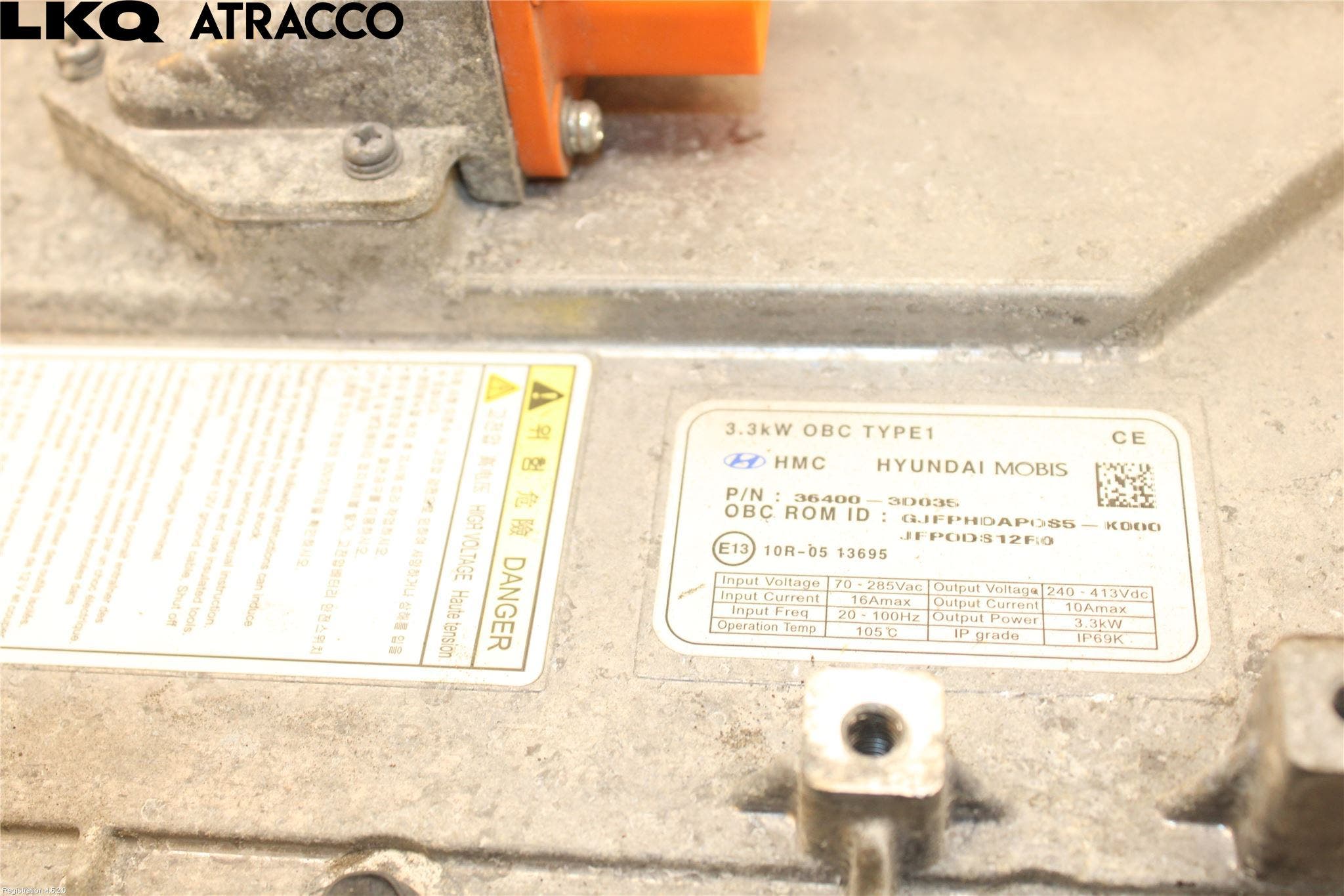 Kia OPTIMA 16-20 Batterilader Hybrid