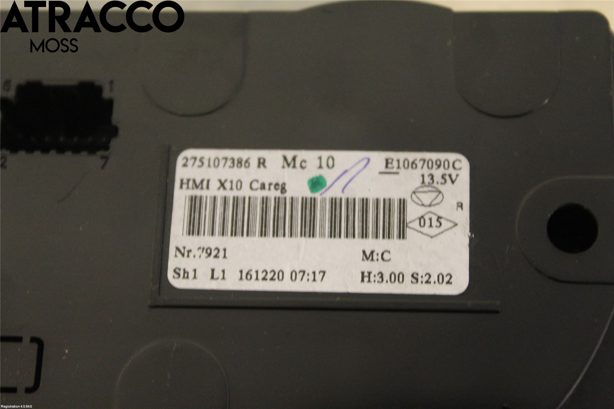 Renault ZOE/E-TECH 13- Varme Ac Betjening-Display