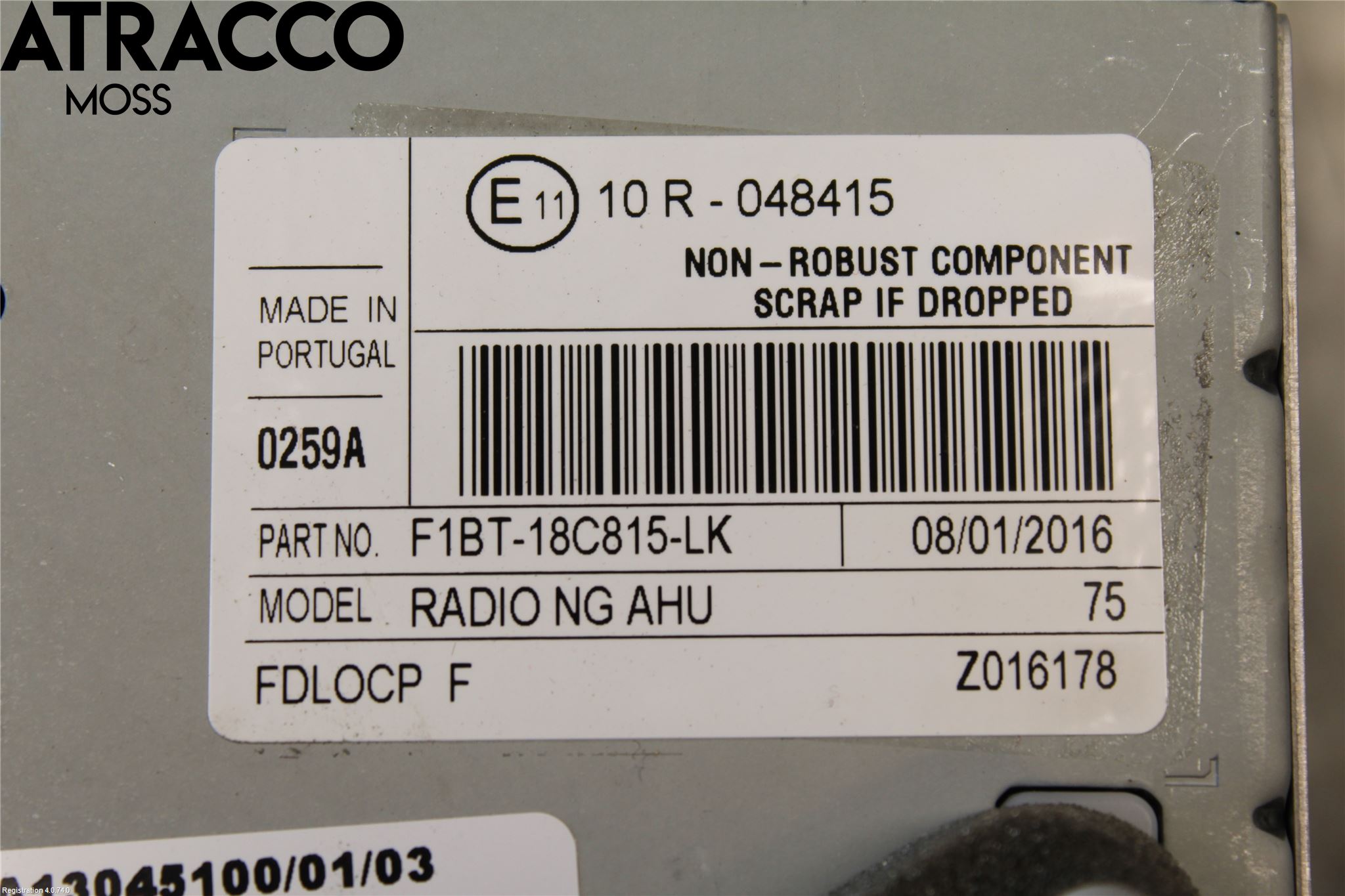 Ford TRANSIT/TOURNEO CONNECT 13-22 Stereo Radio Med Cd