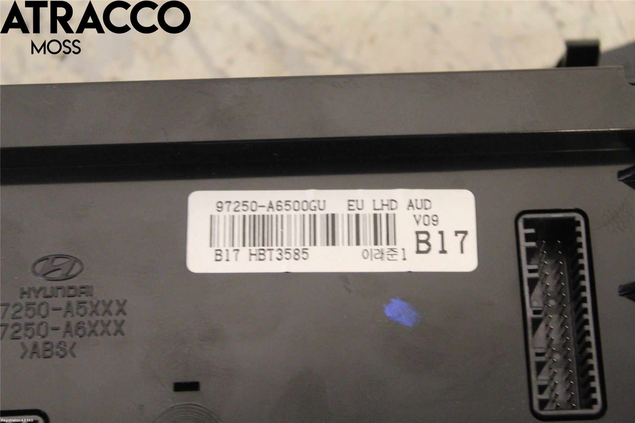 Hyundai i30 GD 13-17 Varme Ac Betjening-Display