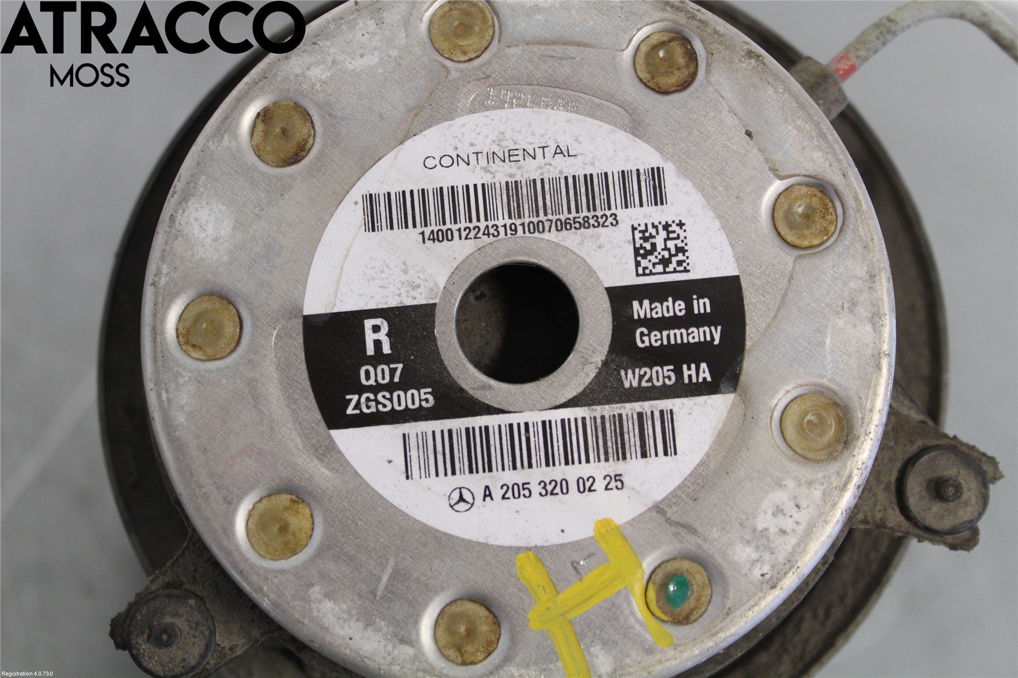 Mercedes-Benz MB E-KLASS (W213) 16-23 Nivåreg Belg - Luftpute