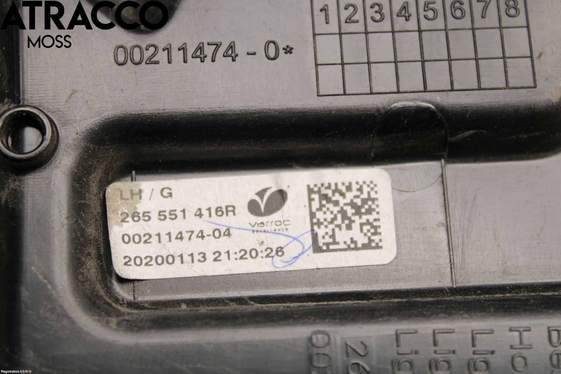 Renault ZOE/E-TECH 13- Baklykt Venstre