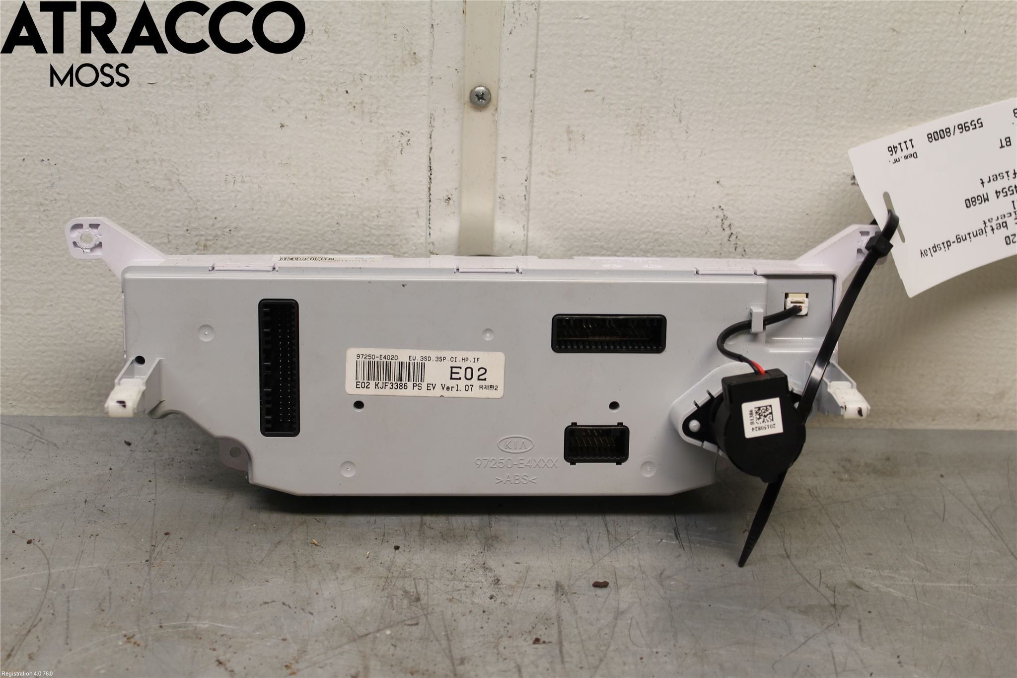 Kia SOUL 09- Varme Ac Betjening-Display