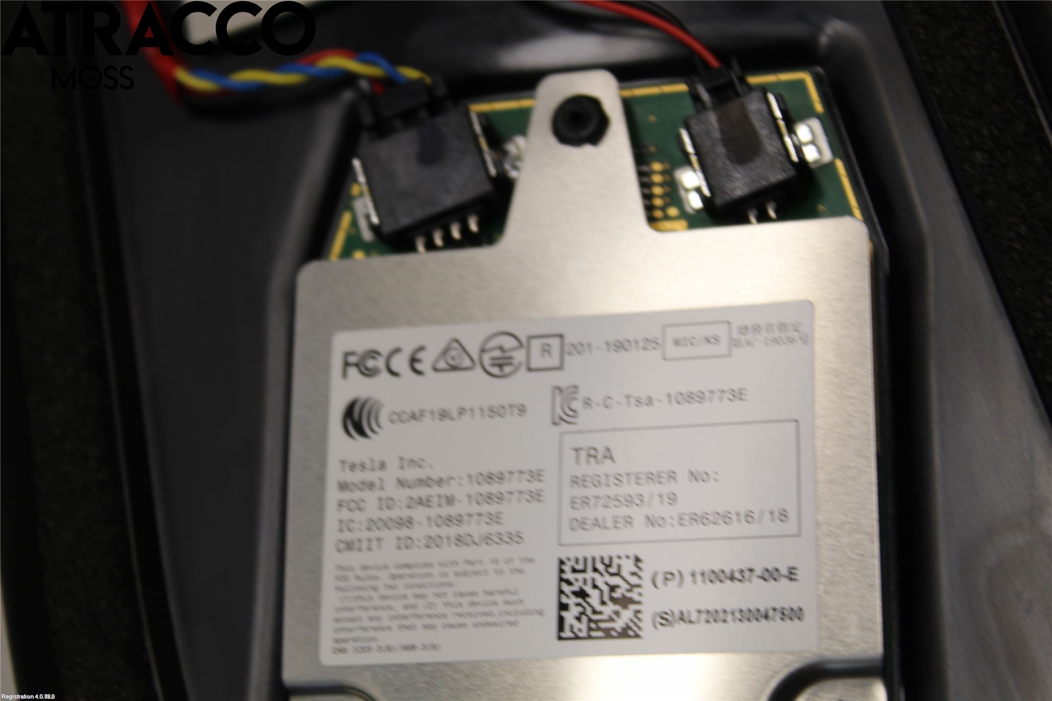 Tesla MODEL 3 17- Parkeringshjelp Kamera