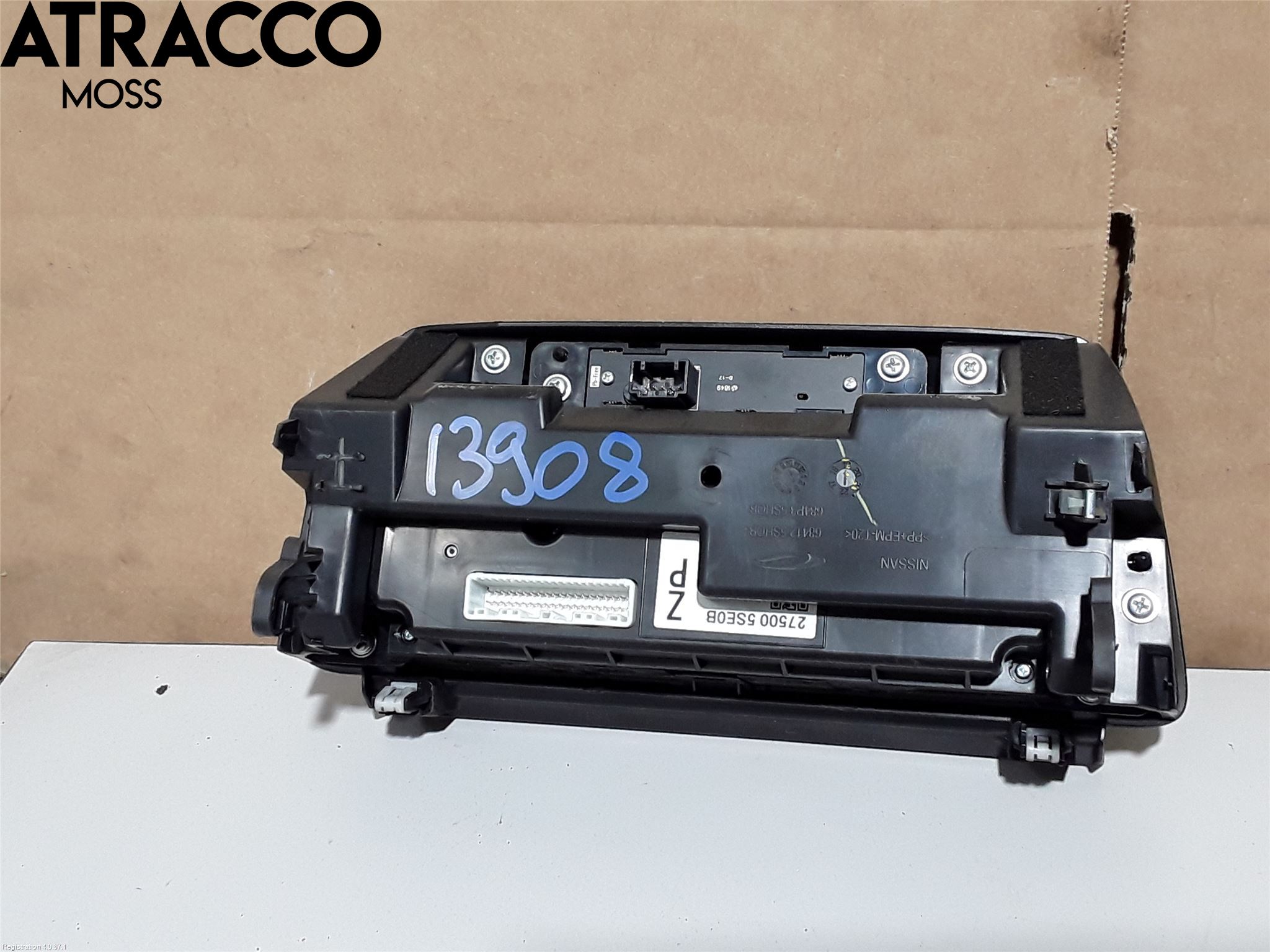 Nissan LEAF 18- Varme Ac Betjening-Display