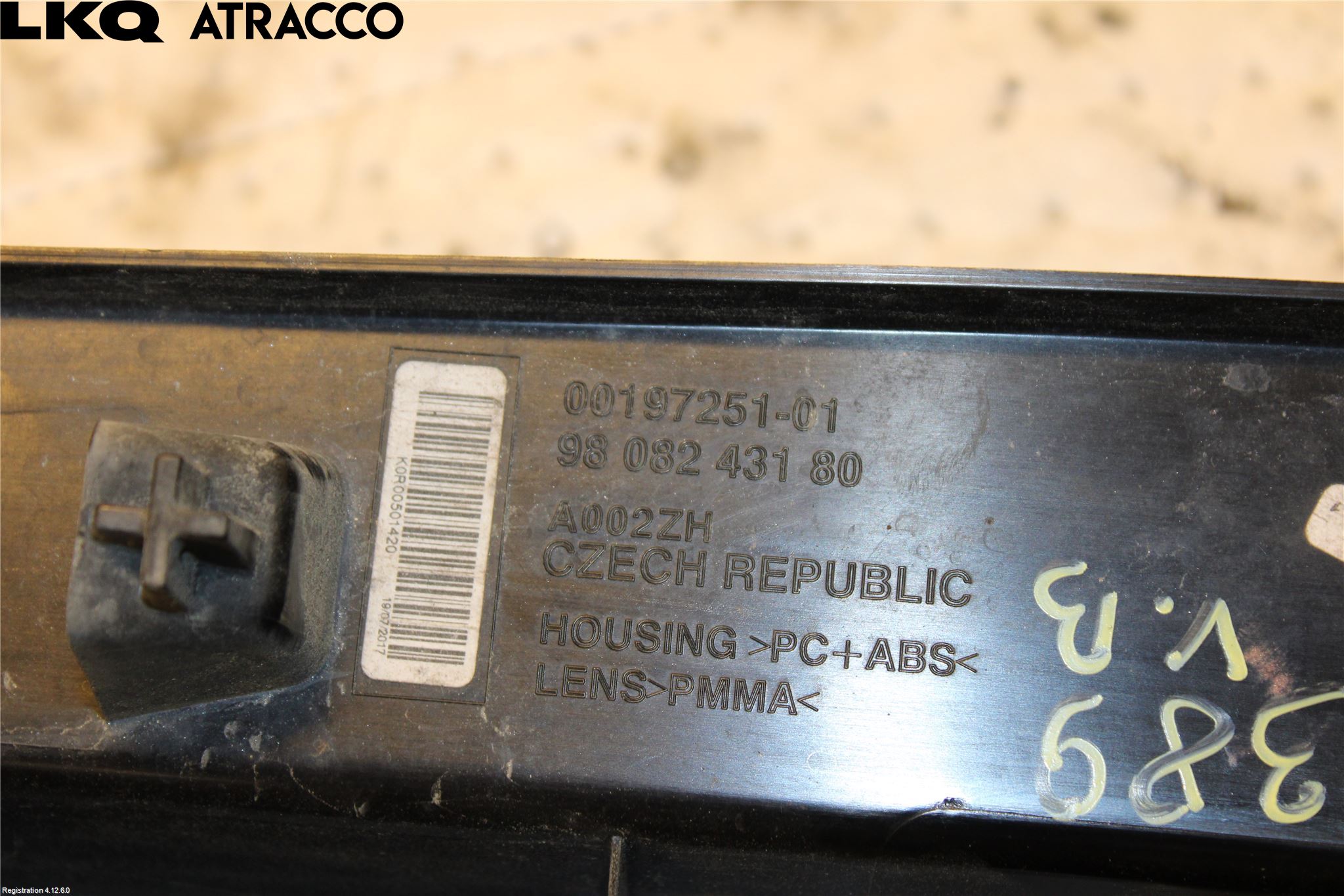 Toyota PROACE II 16- Baklykt Venstre