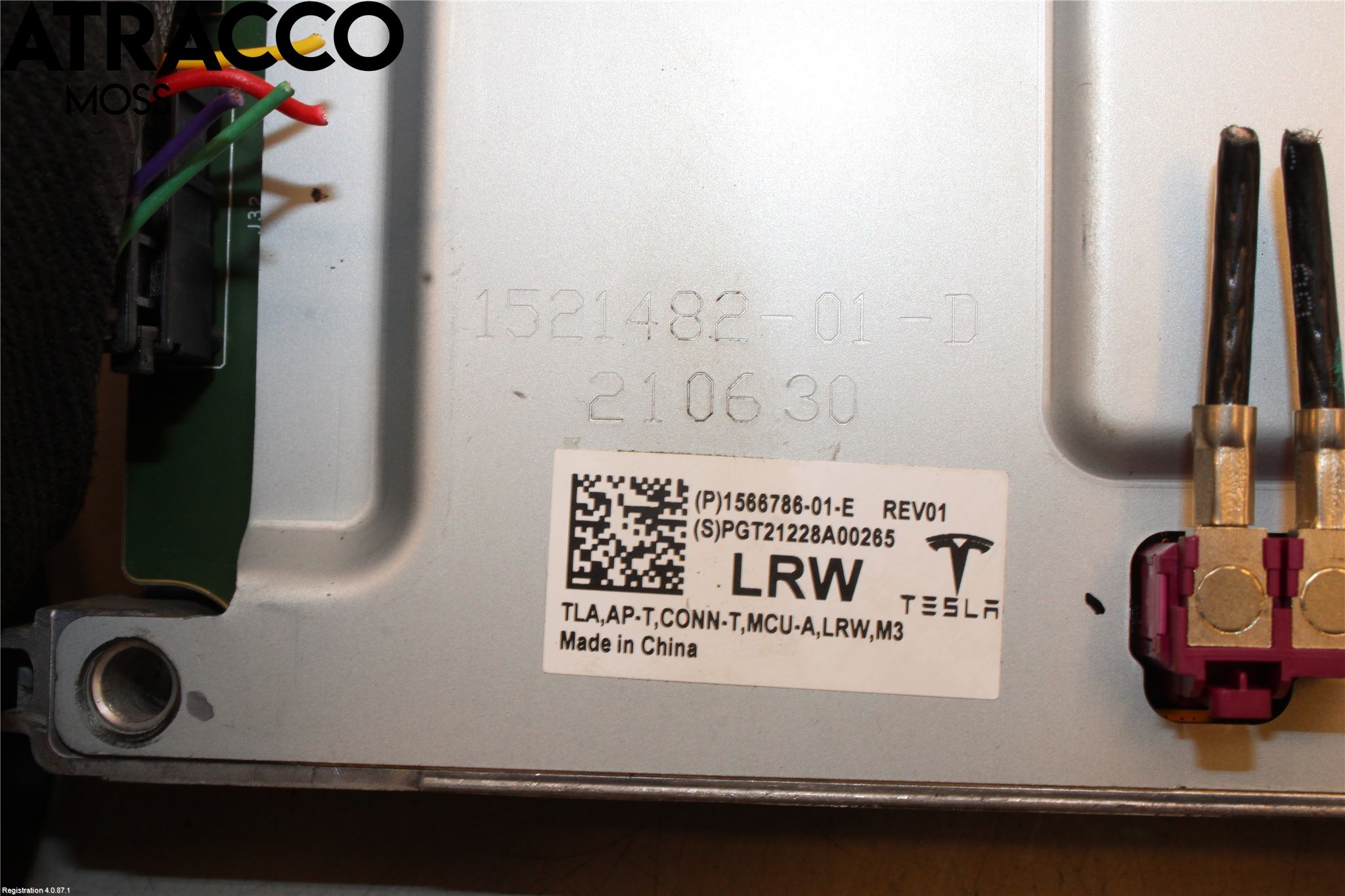 Tesla MODEL 3 17- Styreenhet Øvrig