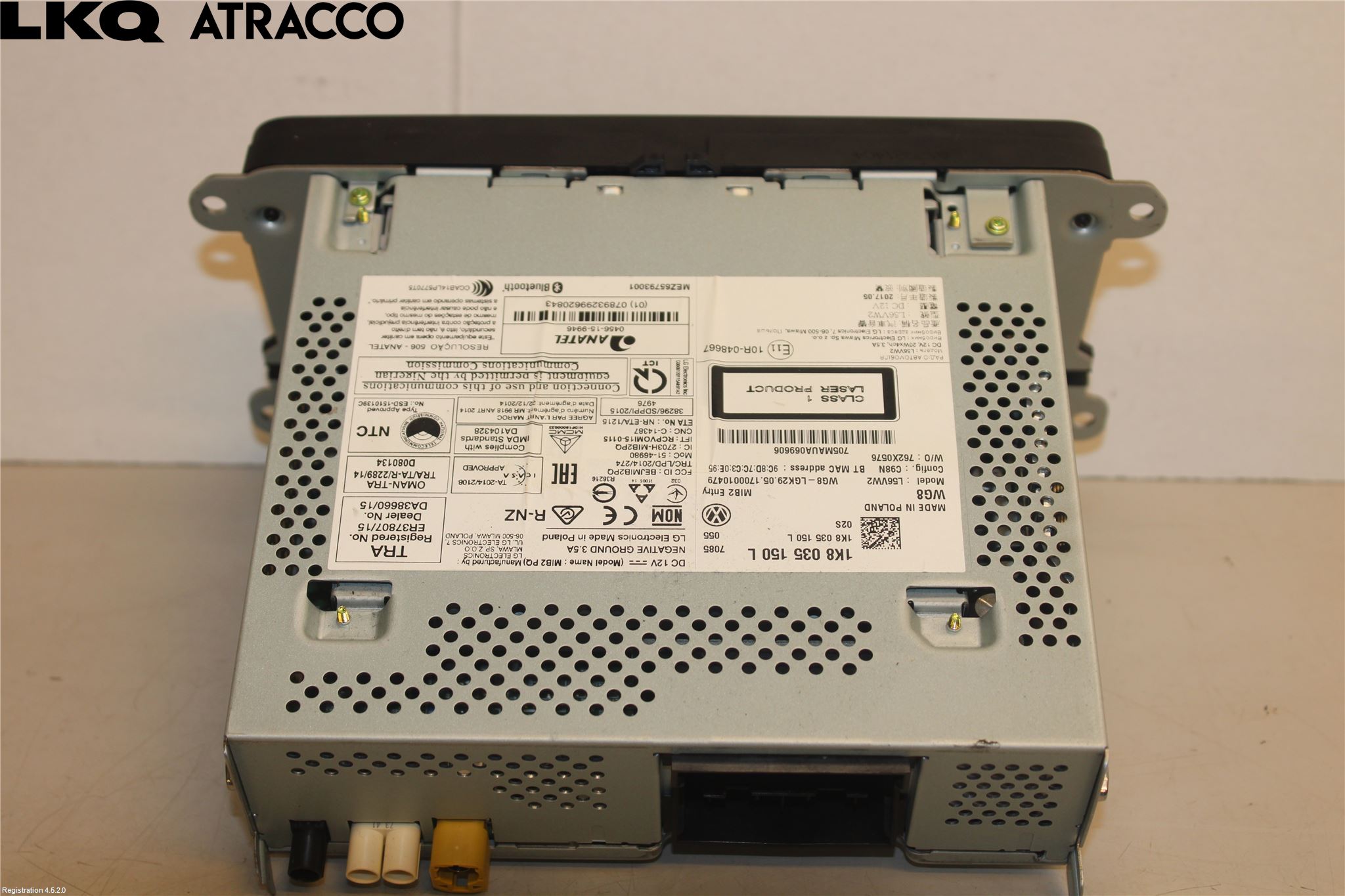 Volkswagen VW CADDY 16-20 Stereo Radio Med Cd