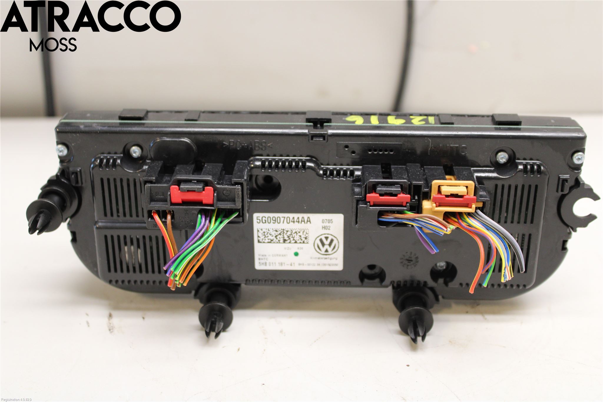 Volkswagen VW GOLF / E-GOLF VII 13-20 Varme Ac Betjening-Display